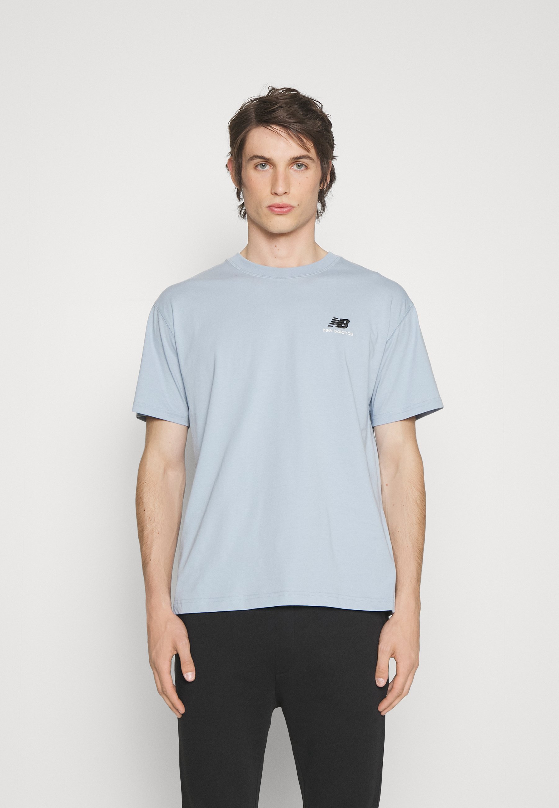 NB UNISSENTIALS UNISEX - Basic T-shirt - light arctic grey/light grey