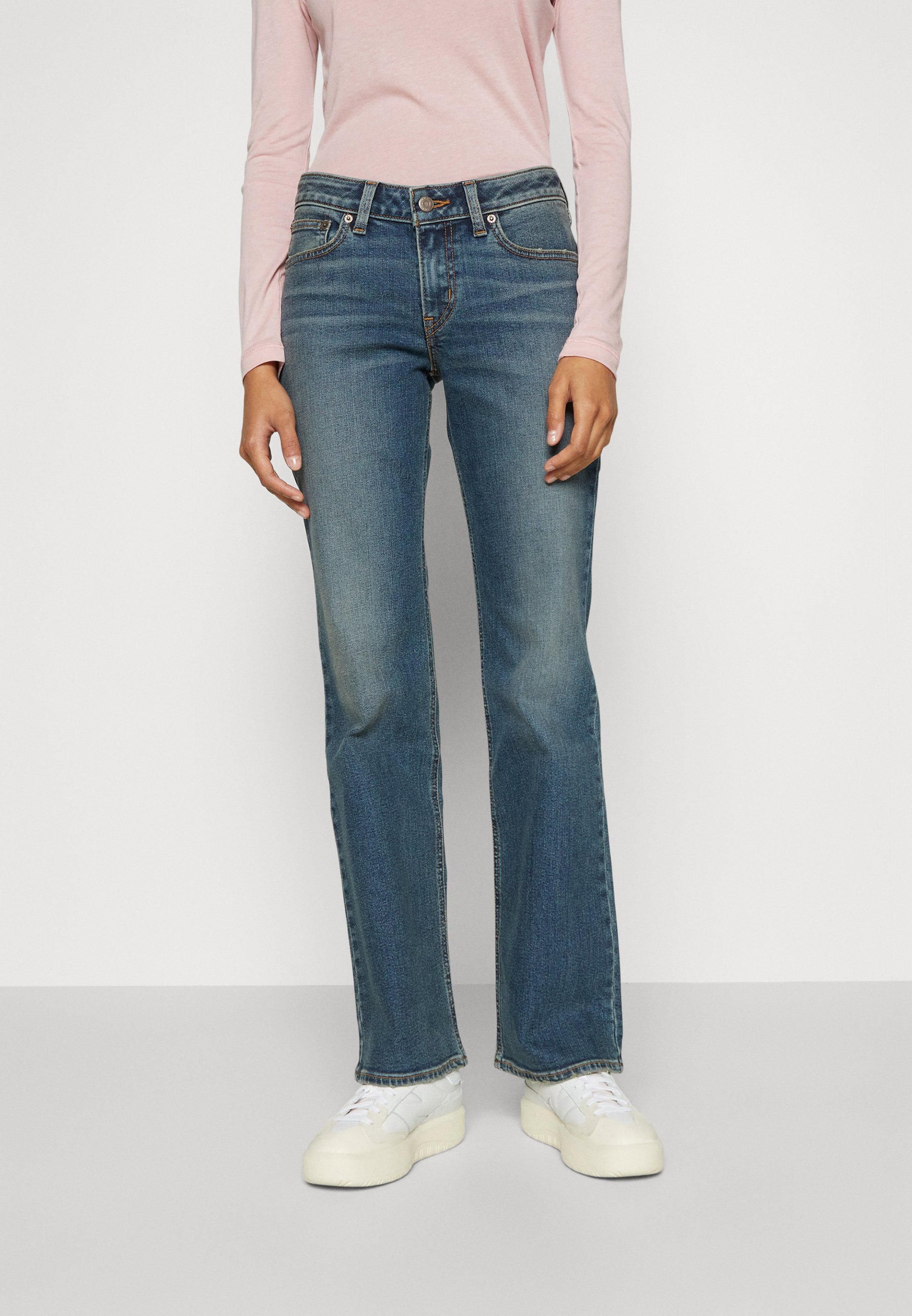Levi's® SUPERLOW BOOT - Bootcut jeans - show on the road/blue denim