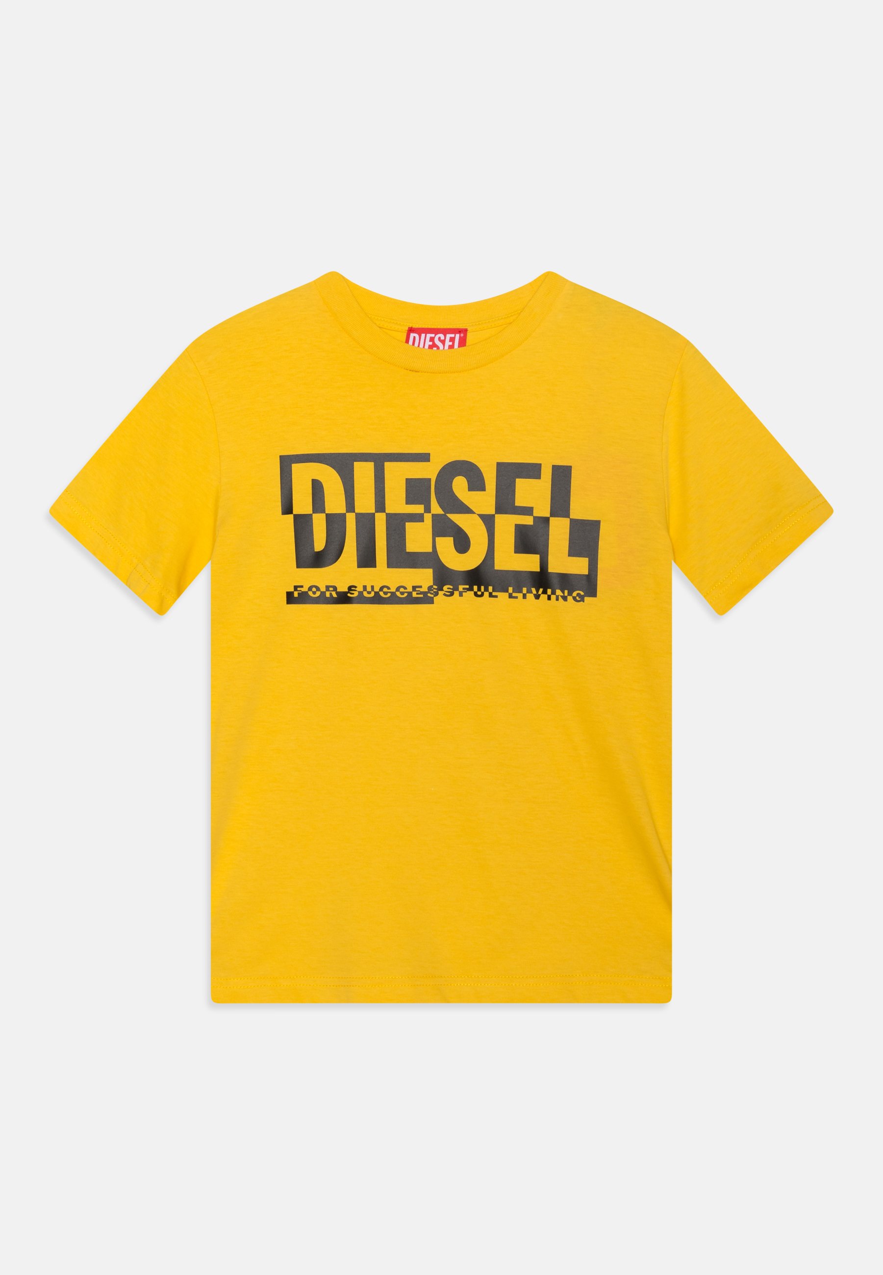 Diesel TGUN UNISEX - Print T-shirt - intense yellow/yellow