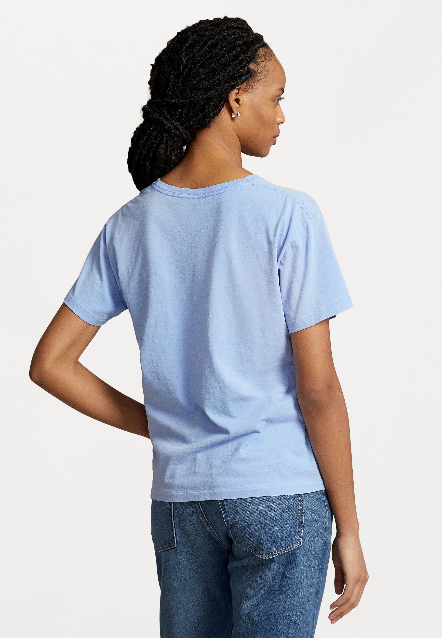 Polo Ralph Lauren Print T-shirt - dress shirt blue/blue