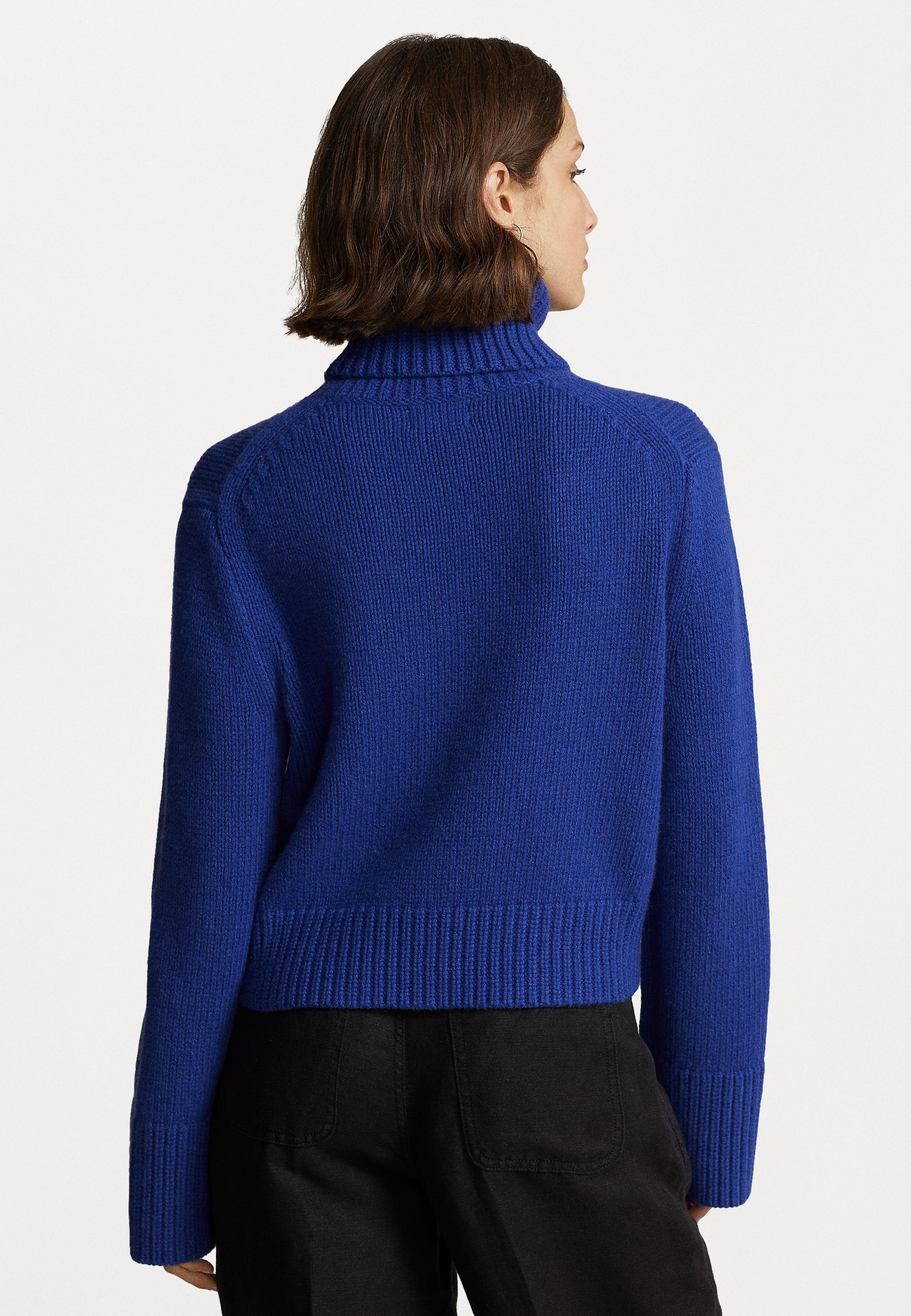 Polo Ralph Lauren LONG SLEEVE - Jumper - sporting royal/light blue