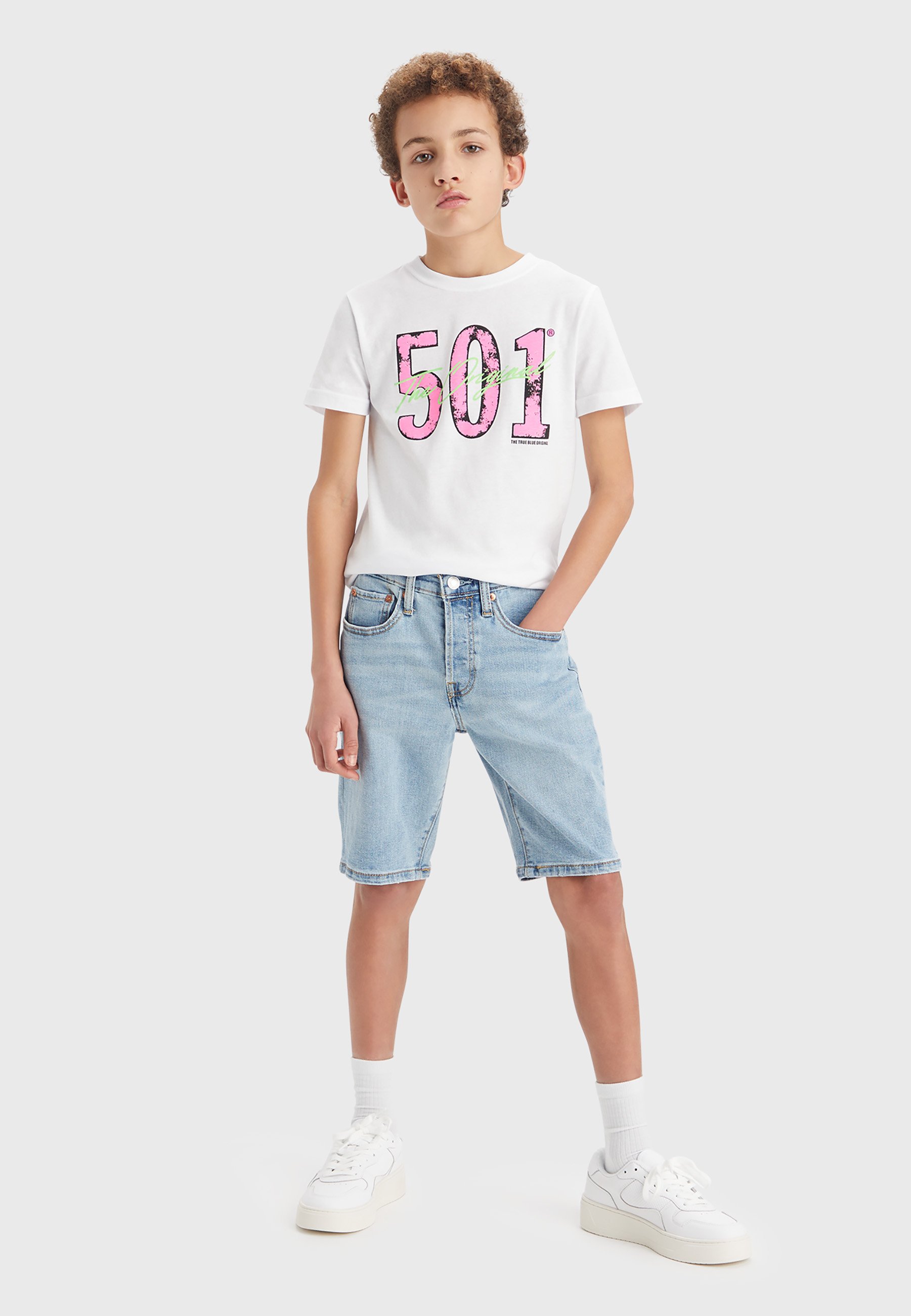 Levi's® 501 ORIGINAL - Denim shorts - luxor last/blue denim