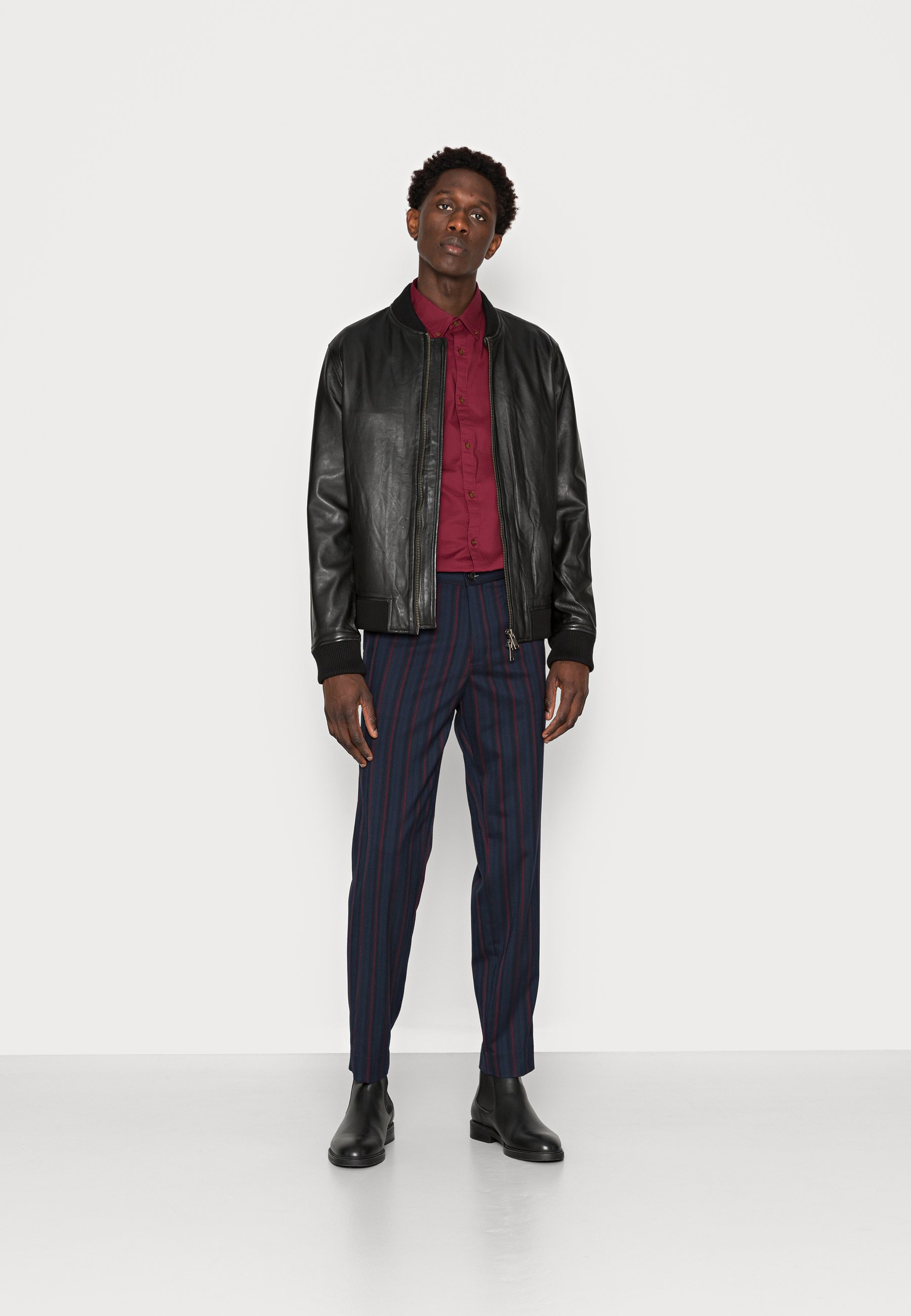 Scotch & Soda ESSENTIALS POPLIN - Shirt - bordeaux