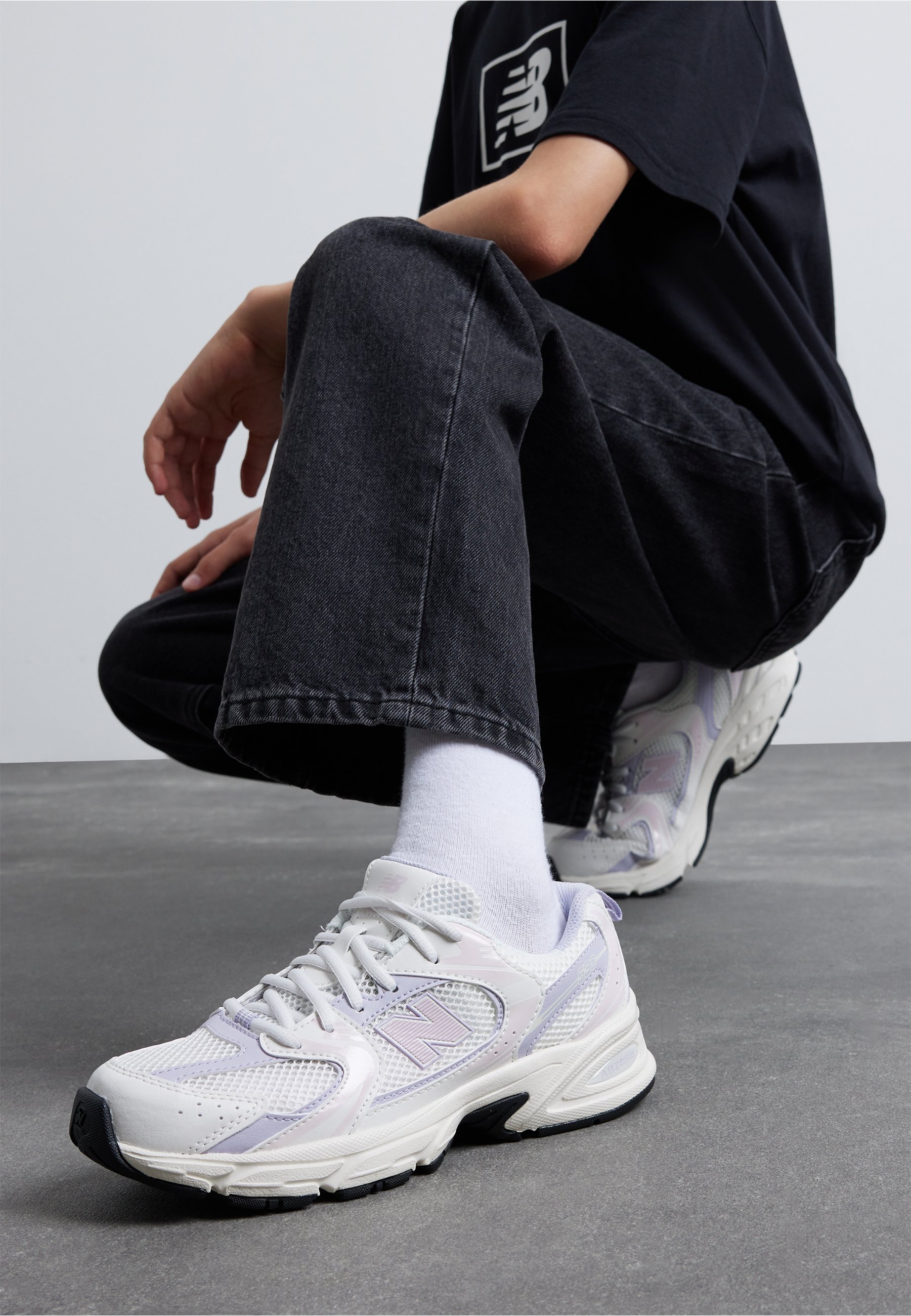 NB 530 UNISEX - Trainers - beige/white/rose/beige