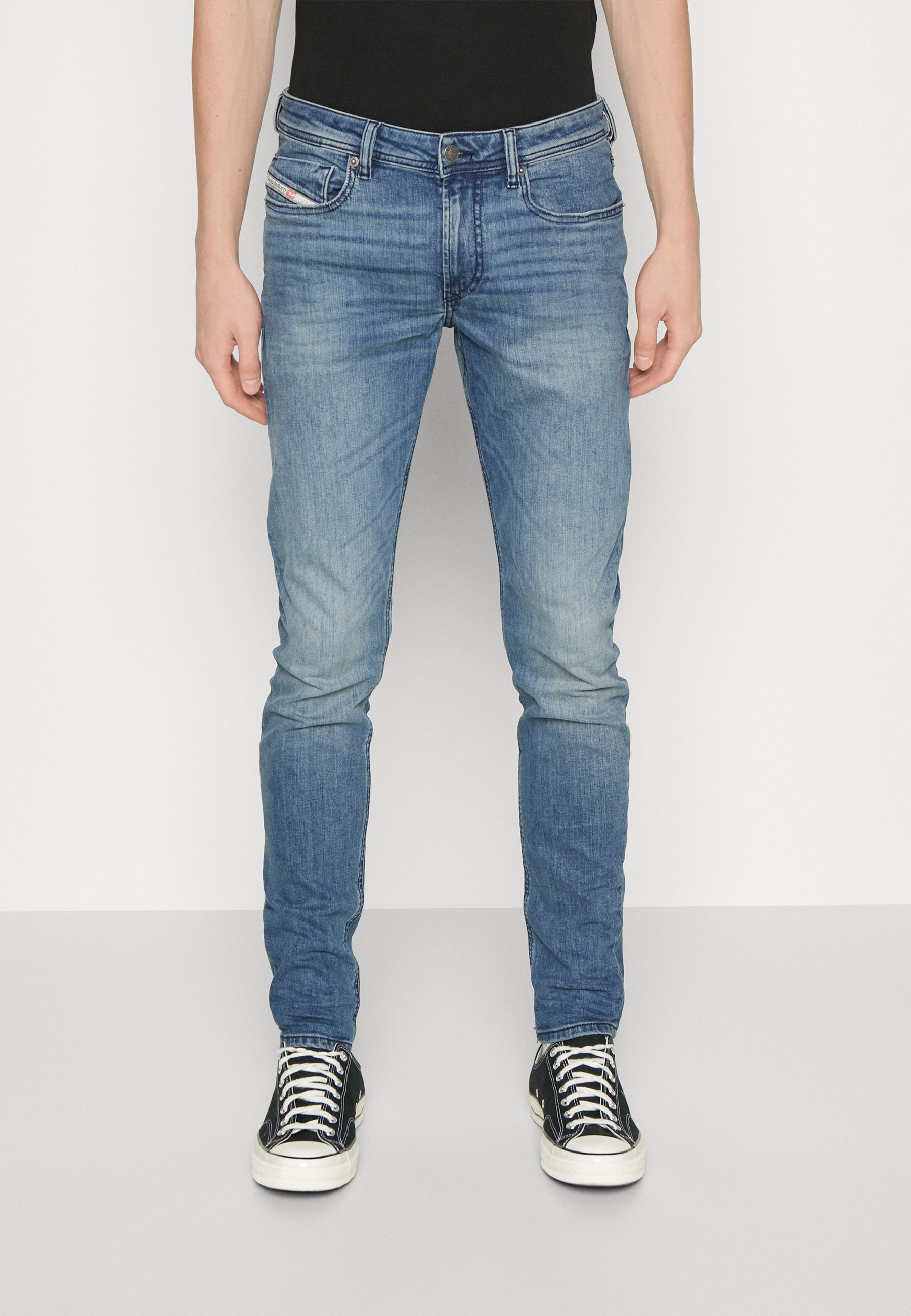 Diesel SLEENKER - Slim fit jeans - blue denim