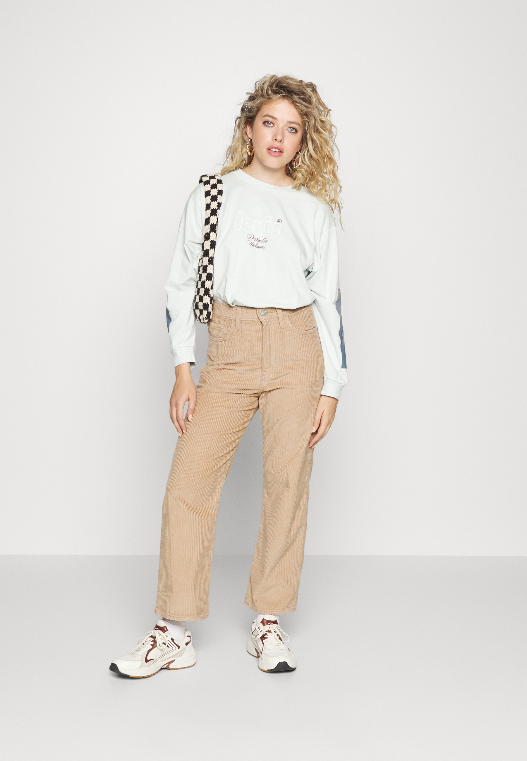 Levi's® CAGE STR ZIP ND - Trousers - granola/beige