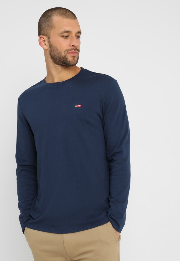 Levi's® ORIGINAL TEE - Long sleeved top - dress blues/dark blue