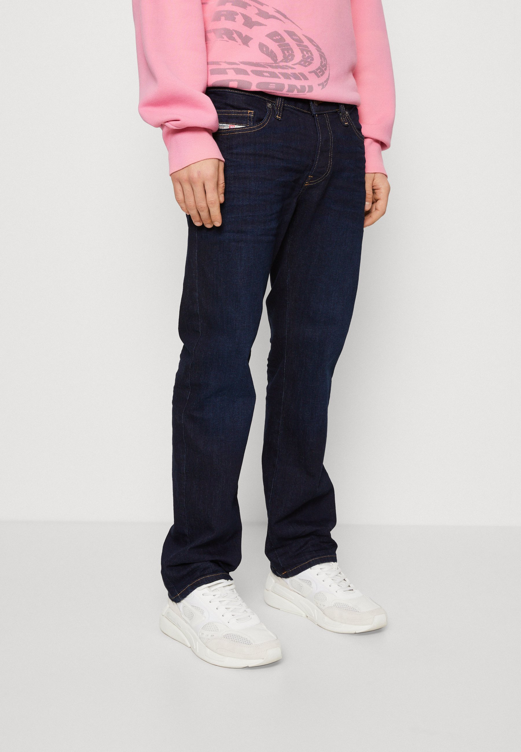 Diesel D MIHTRY - Straight leg jeans - denim/black denim
