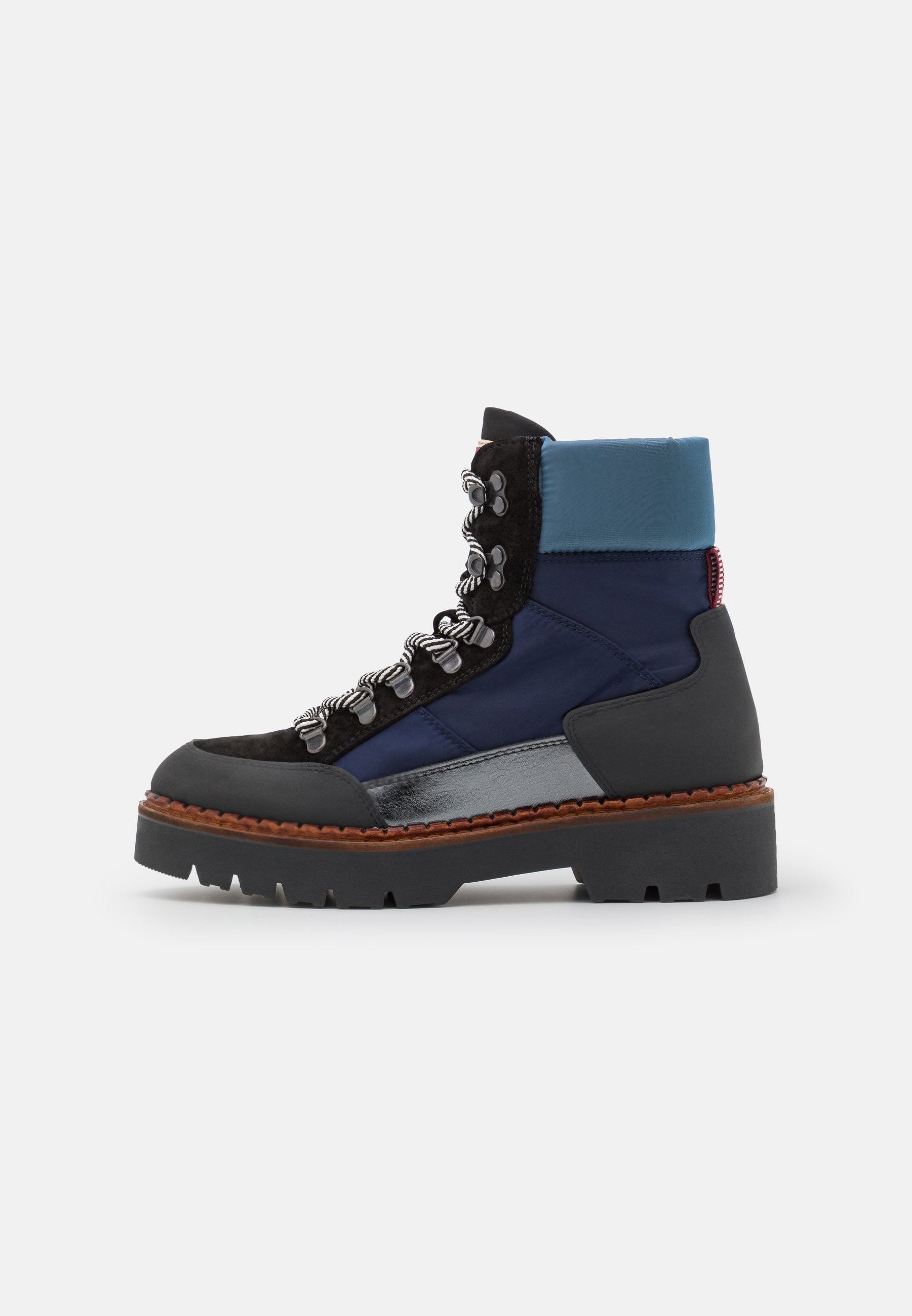 Scotch & Soda OLIVINE - Lace-up ankle boots - navy blue/blue