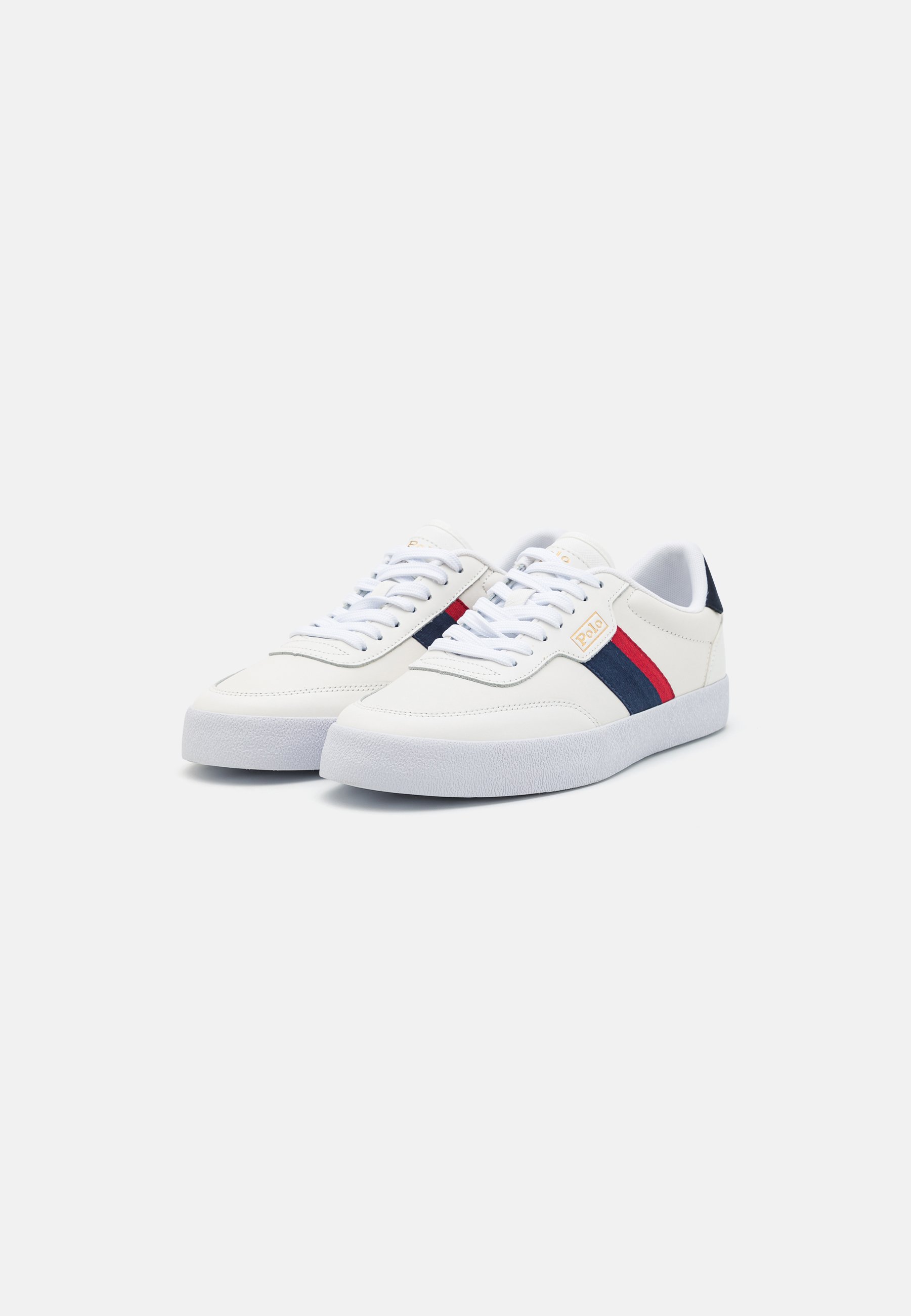 Polo Ralph Lauren COURT UNISEX - Trainers - navy/cream/red/white