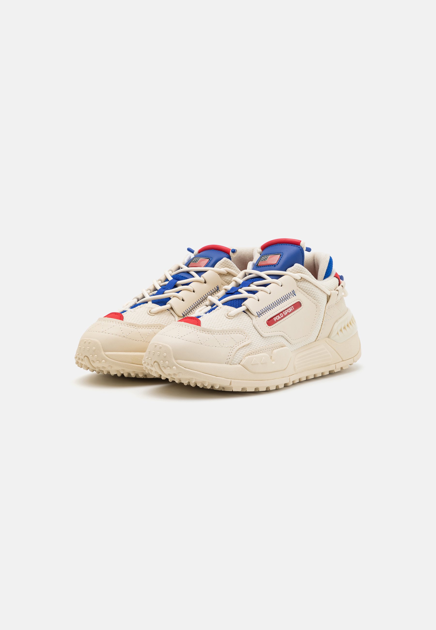 Polo Ralph Lauren PS 200 - Trainers - cream/royal/mottled bordeaux