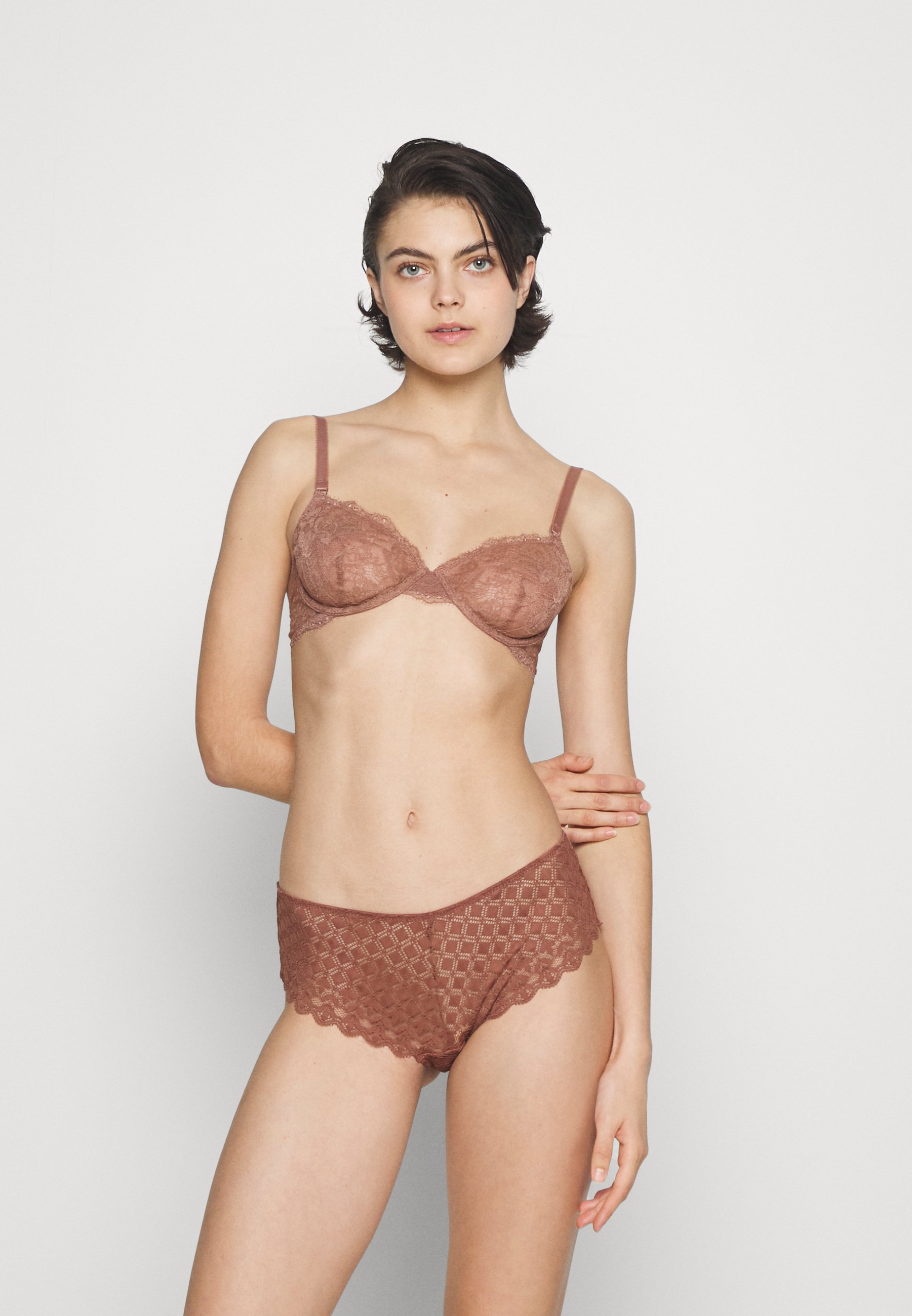 Polo Ralph Lauren DEMI BRA - Underwired bra - 532 terracotta/cognac