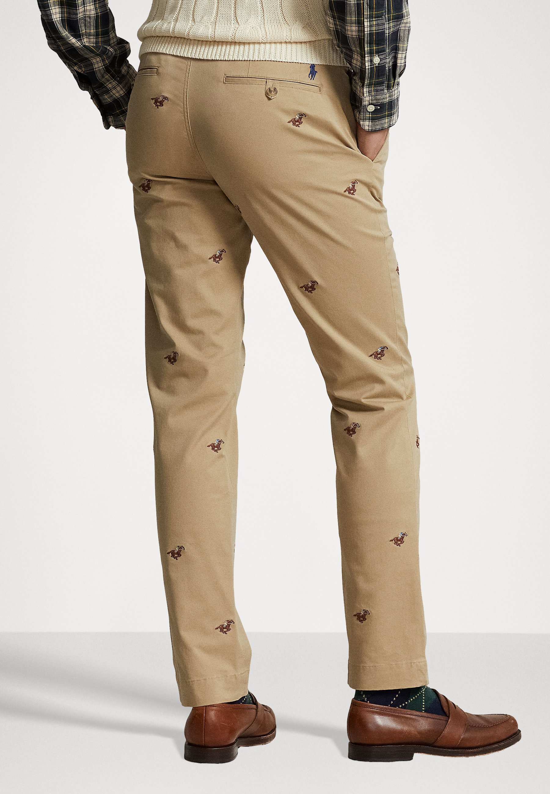 Polo Ralph Lauren FLAT FRONT - Chinos - boating khaki/beige