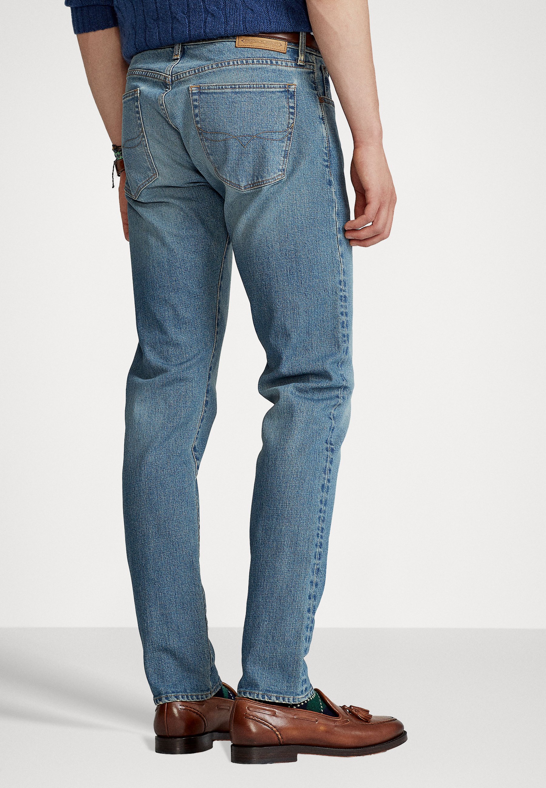 Polo Ralph Lauren ELDRIDGE SKINNY STRETCH JEANS - Slim fit jeans - dixon/blue denim