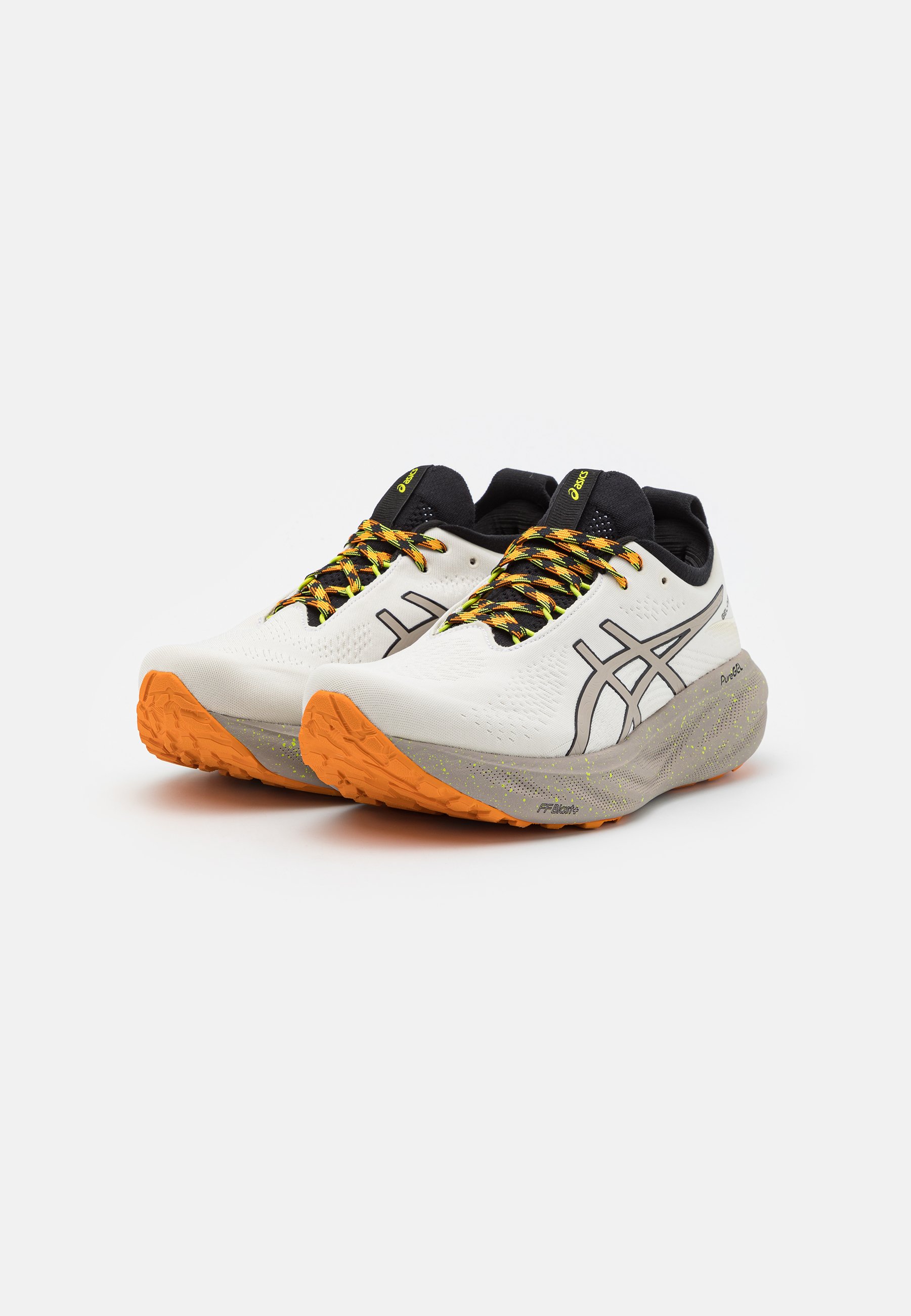 ASICS GEL-NIMBUS 25 - Neutral running shoes - nature bathing/neon lime/beige