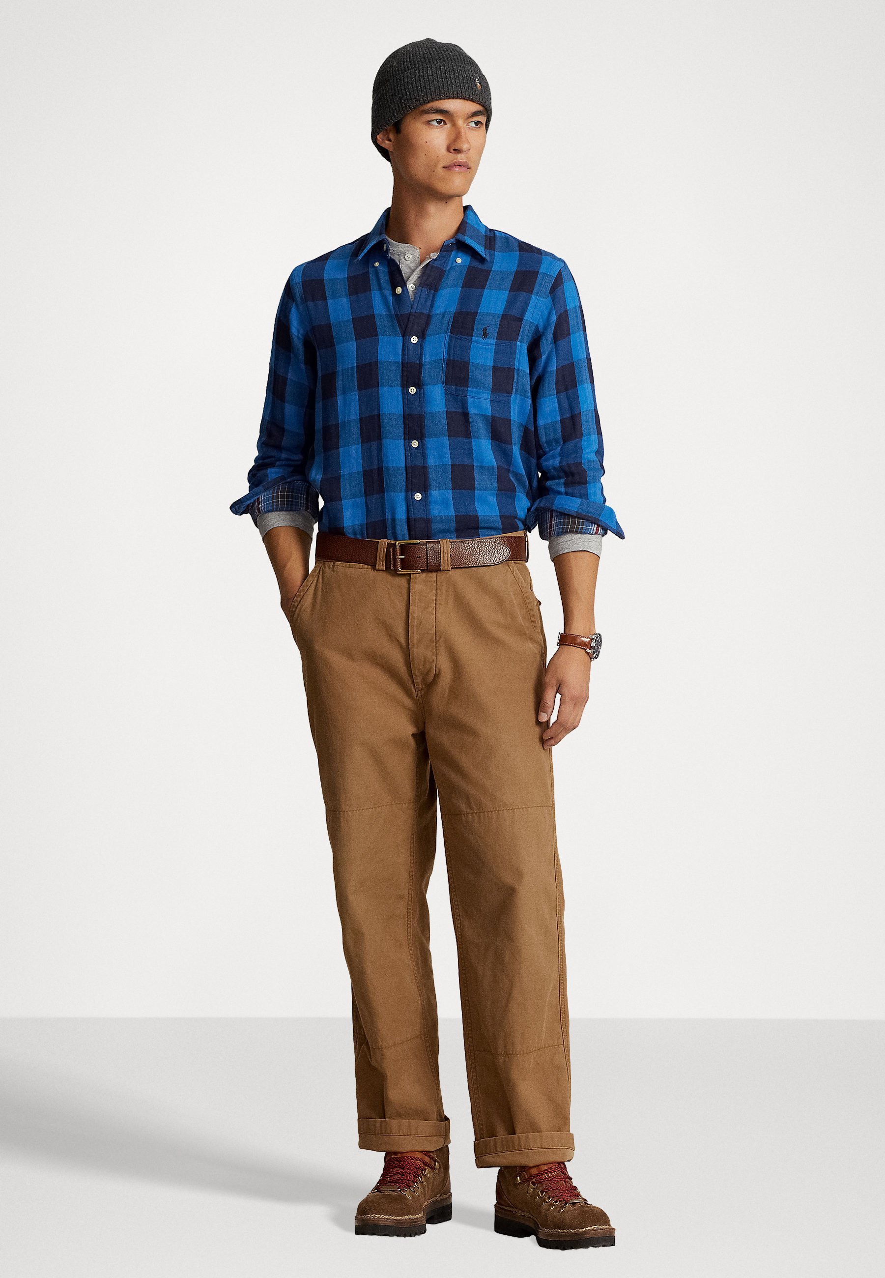 Polo Ralph Lauren LONG SLEEVE  - Shirt - dark blue