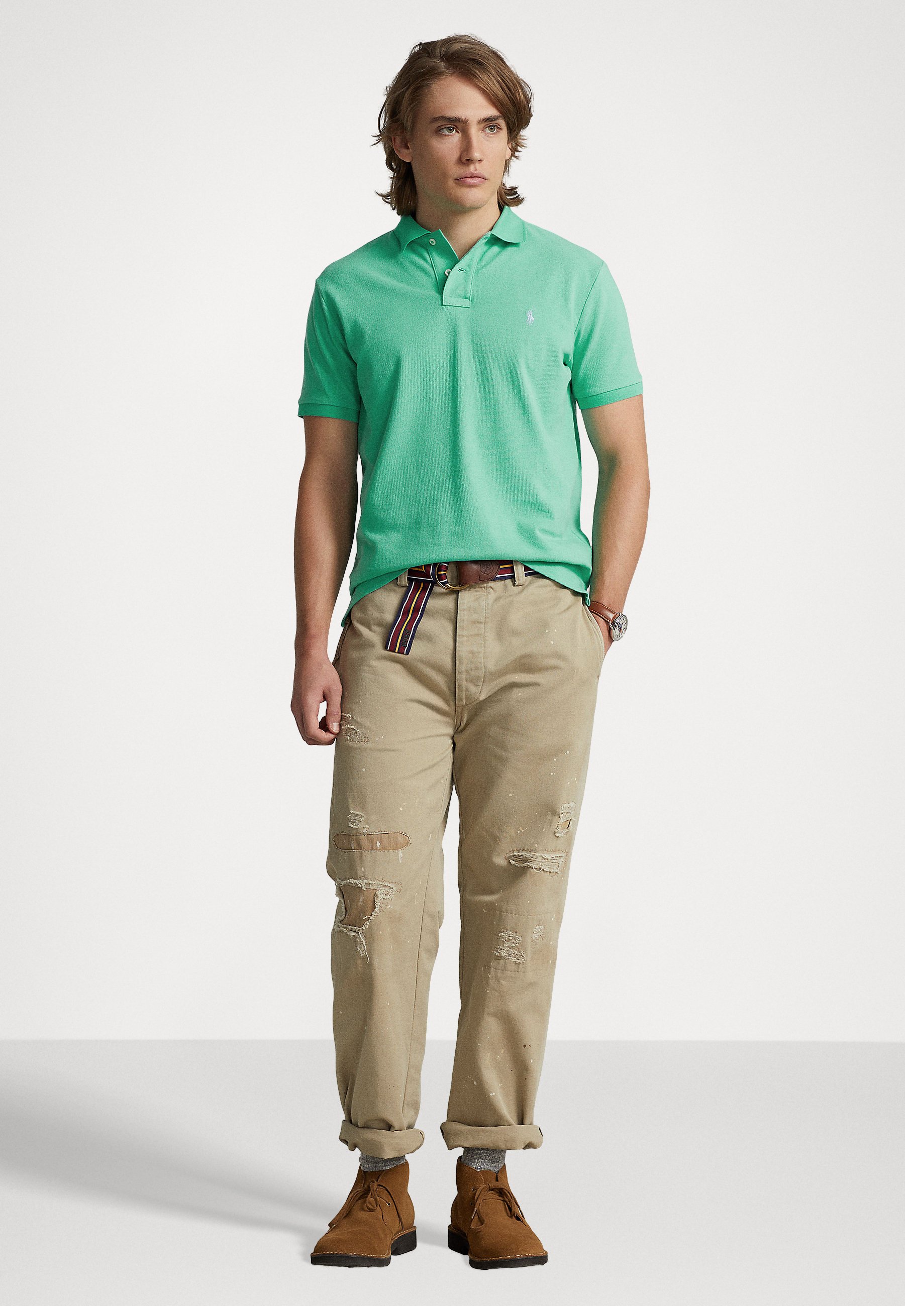 Polo Ralph Lauren SHORT SLEEVE - Polo shirt - sunset green/green