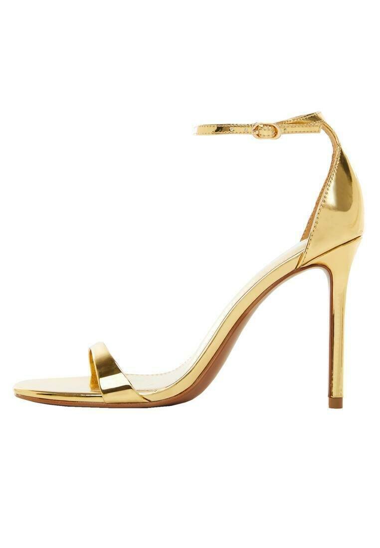 Mango VIVIANE - High heeled sandals - goud/gold-coloured