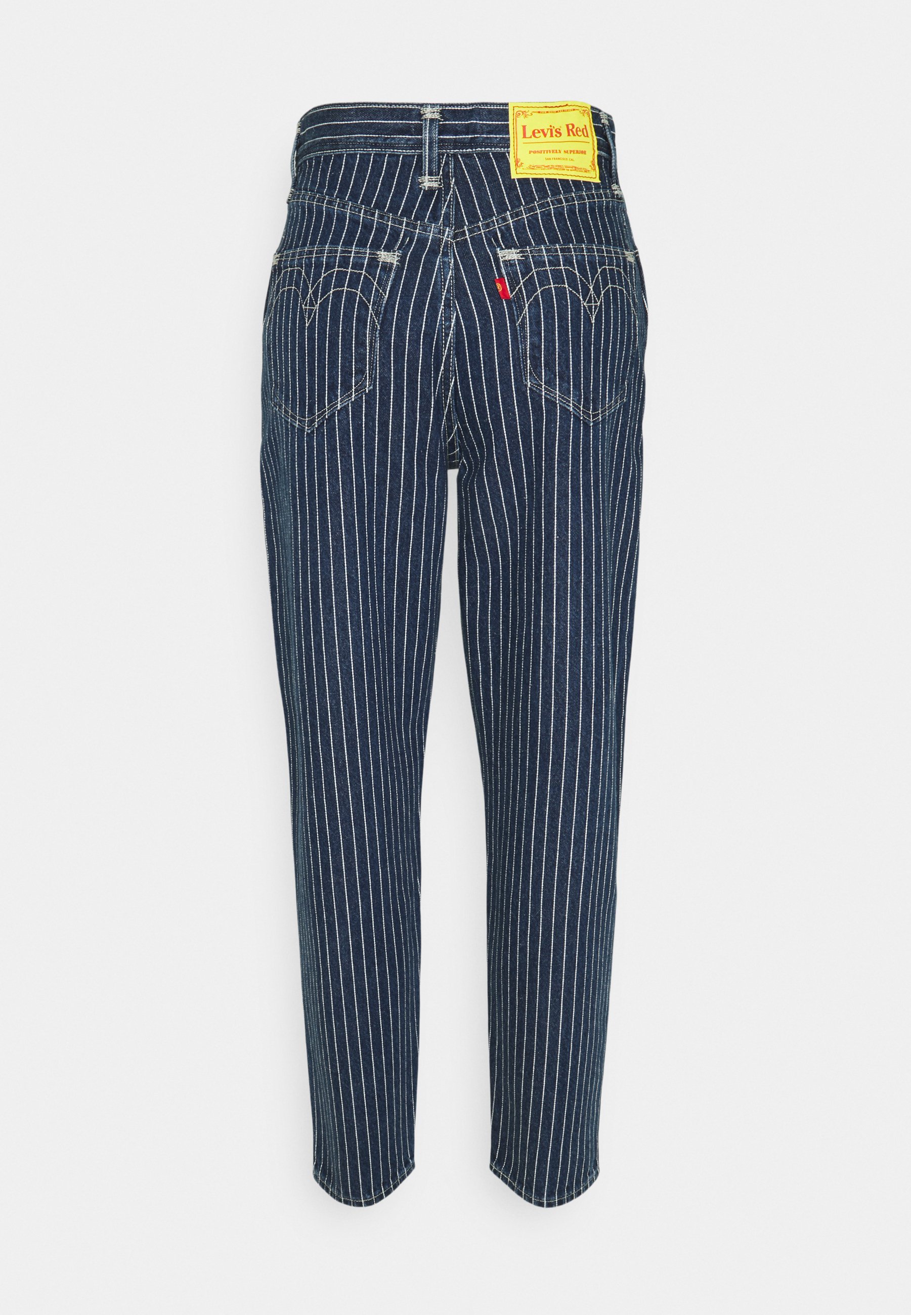 Levi's® HIGH LOOSE TAPER - Relaxed fit jeans - blue denim/off-white/blue denim