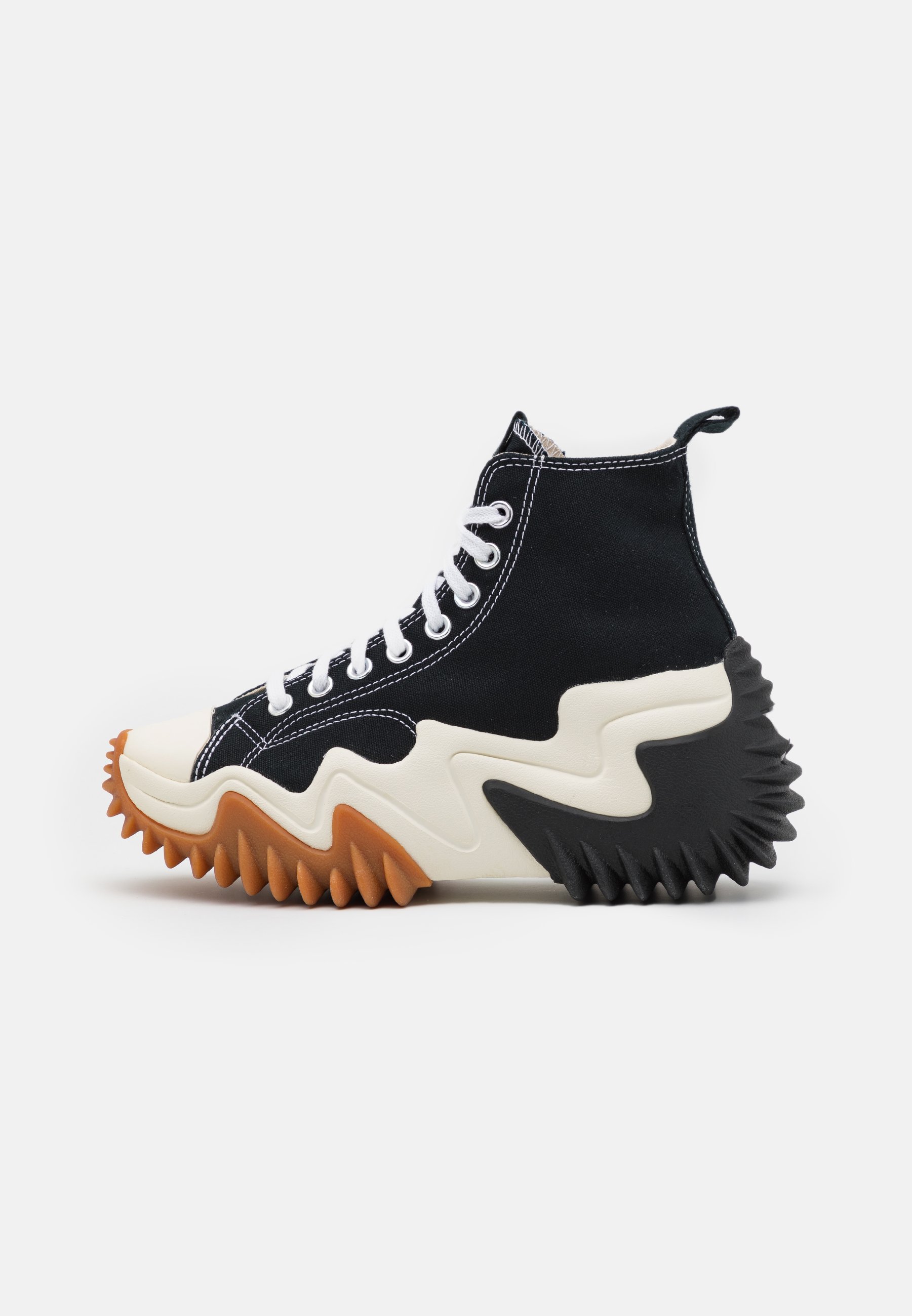 Converse RUN STAR MOTION PLATFORM UNISEX - High-top trainers - black/white/honey/black