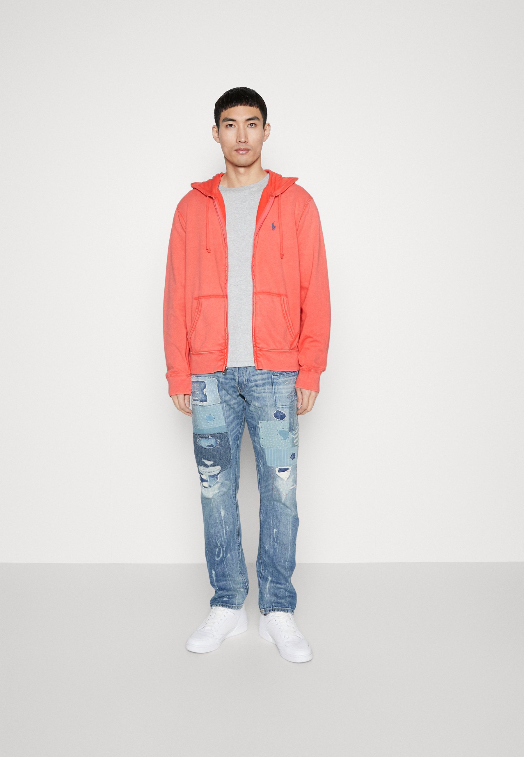 Polo Ralph Lauren SPA TERRY FULL-ZIP HOODIE - Zip-up sweatshirt - red reef/red