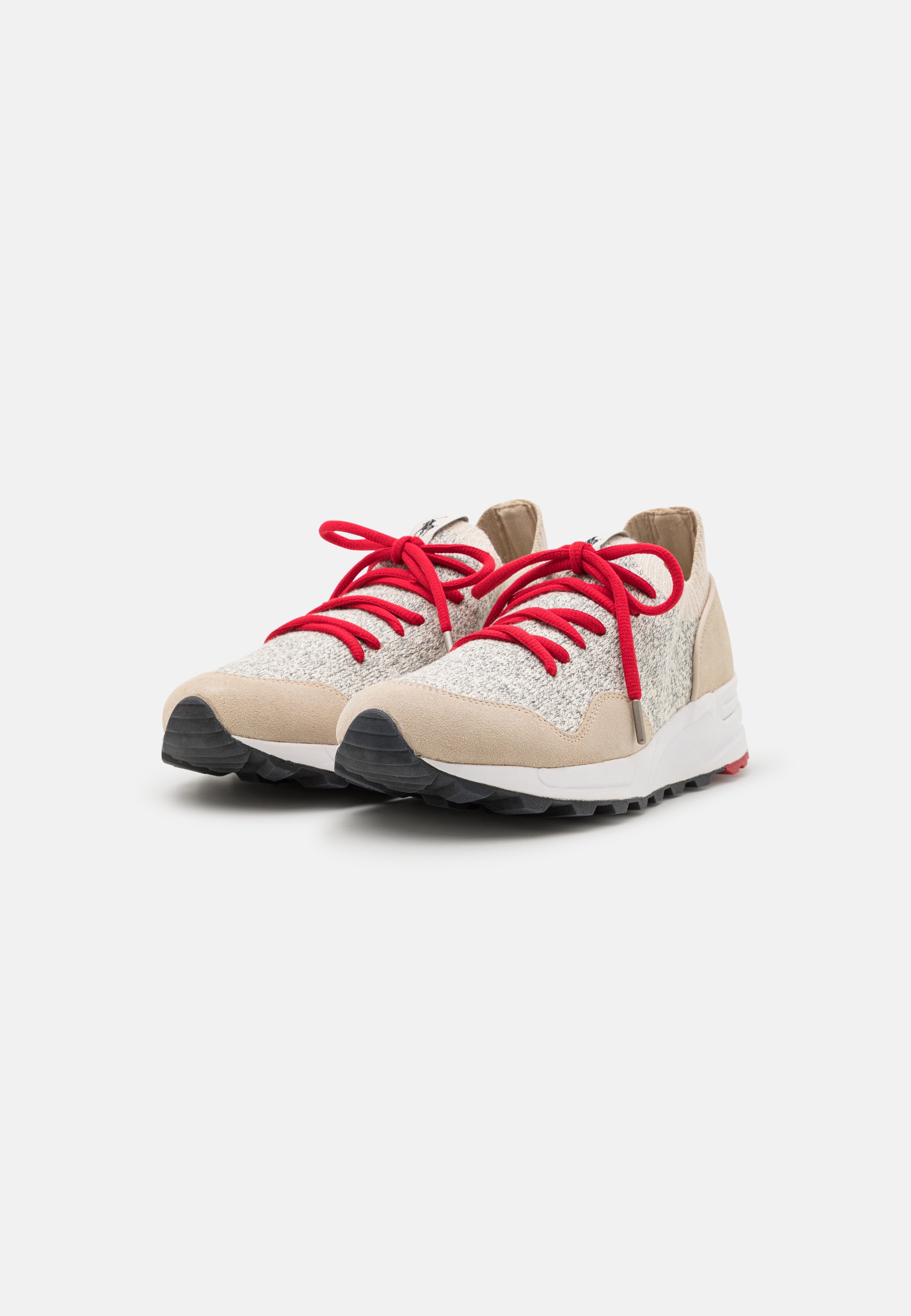 Polo Ralph Lauren TRKSTR LACE UNISEX - Trainers - light grey heather/taupe
