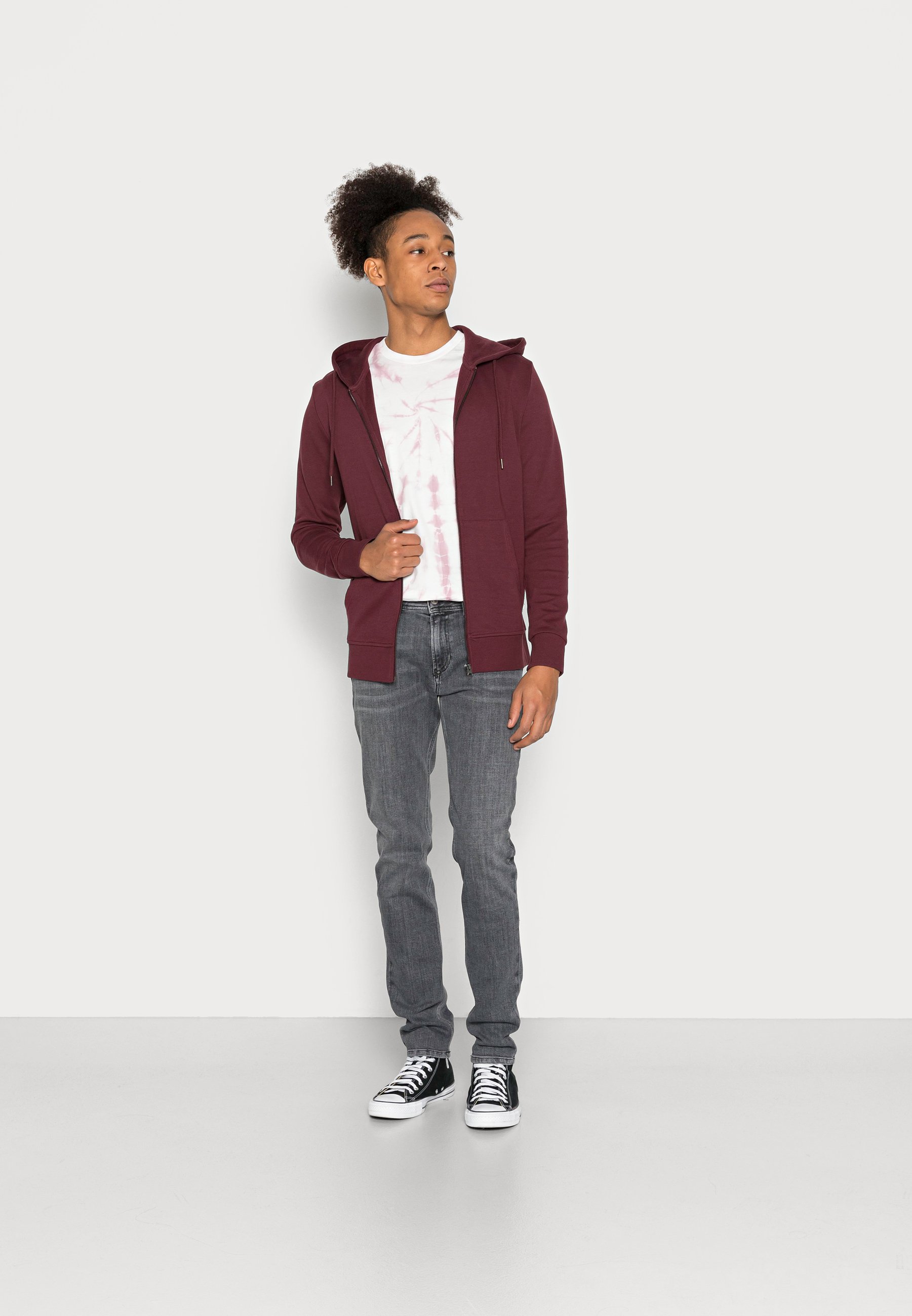 Diesel SLEENKER - Slim fit jeans - black/dark grey/grey denim