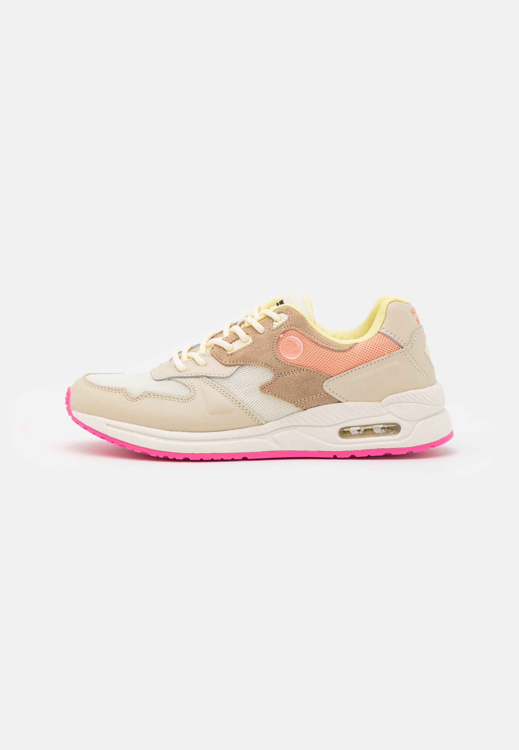 Scotch & Soda CASEY - Trainers - light beige multi-coloured/beige