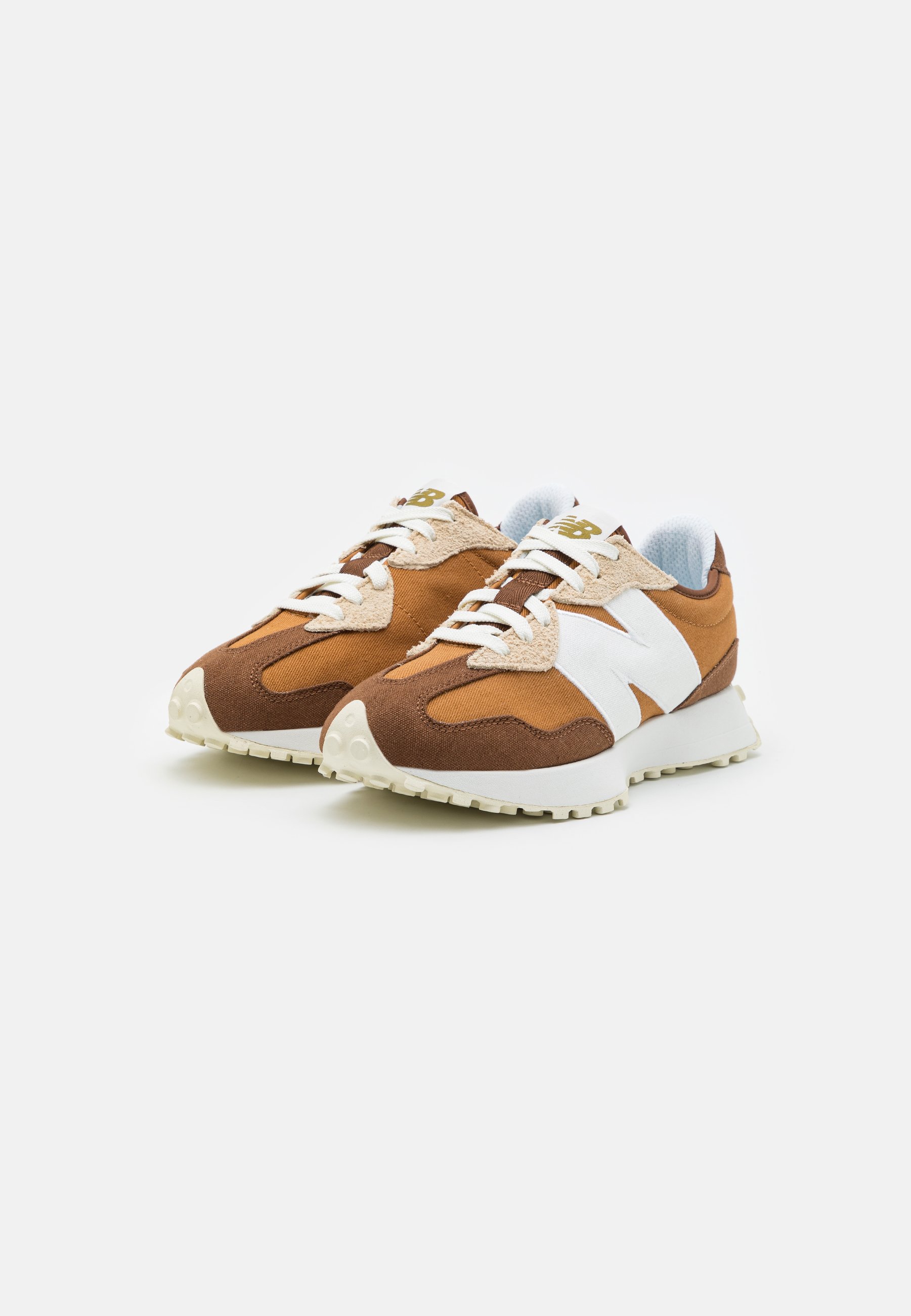 NB MS 327 UNISEX - Trainers - burnt orange/white/brown