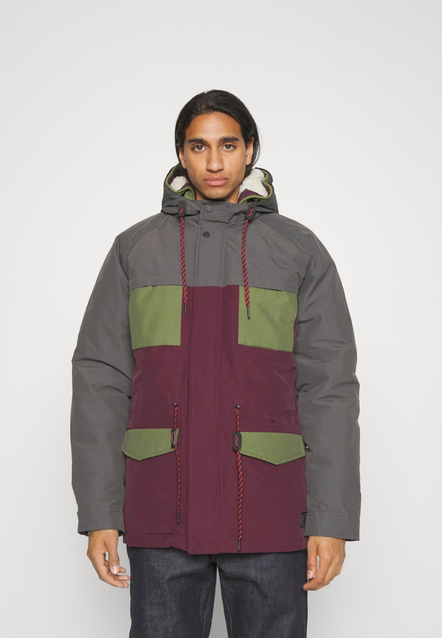 Scotch & Soda MID LENGTH  - Winter jacket - moon dust/multi-coloured