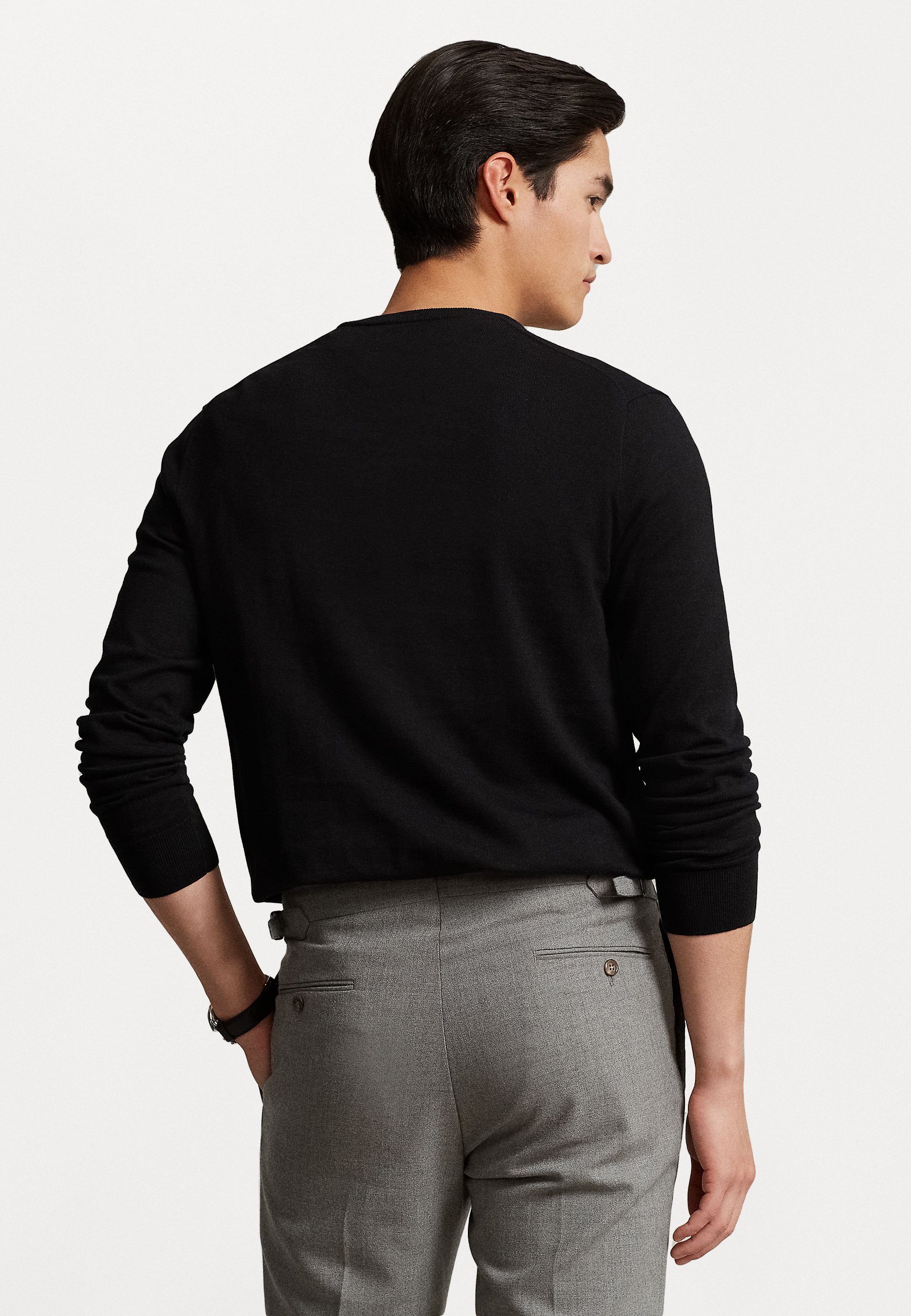 Polo Ralph Lauren SLIM FIT - Jumper - black