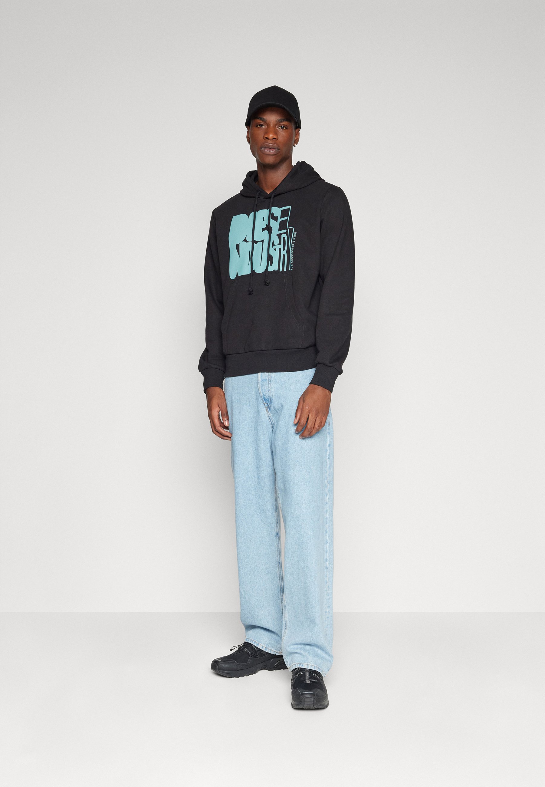 Diesel GINN UNISEX - Sweatshirt - black