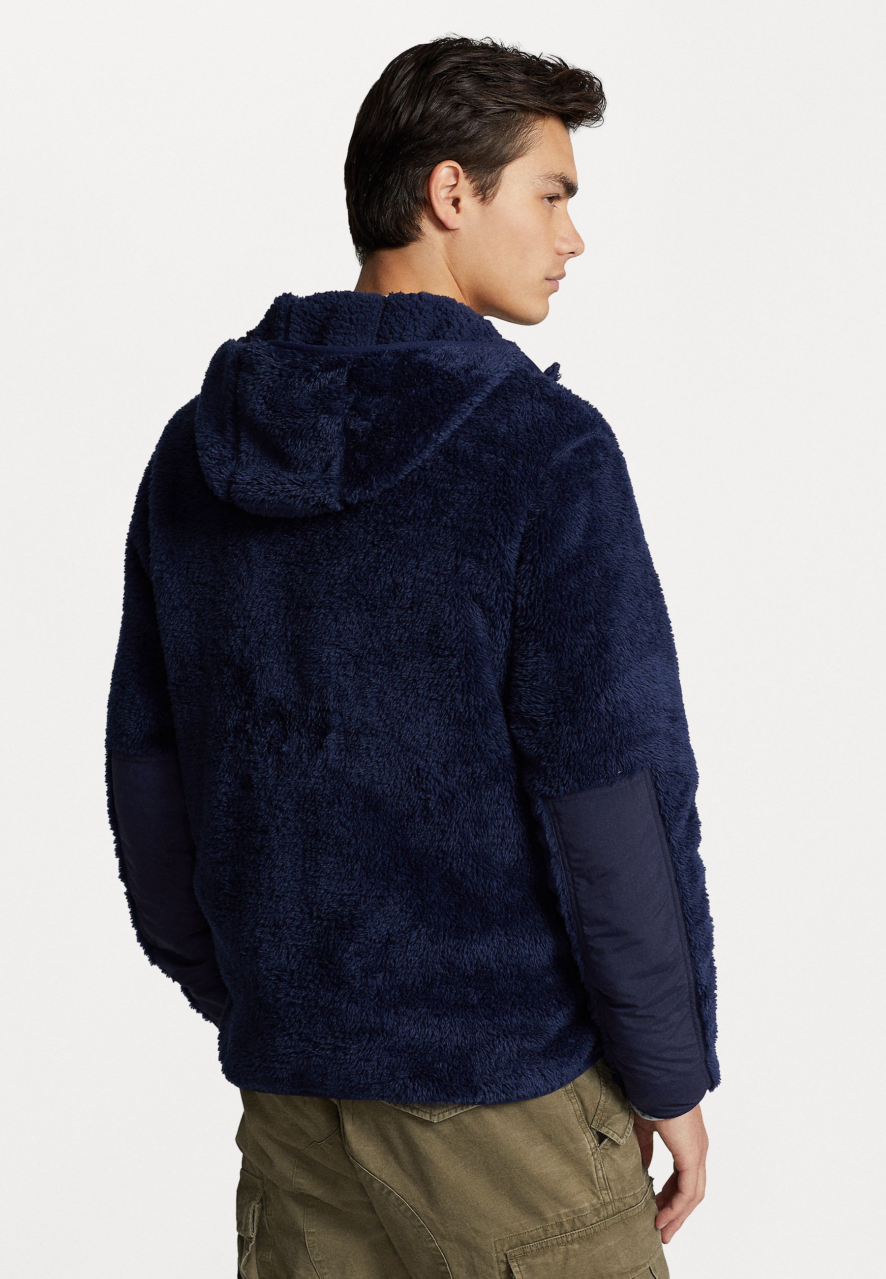 Polo Ralph Lauren PILE FULL ZIP HOODIE - Summer jacket - newport navy/blue