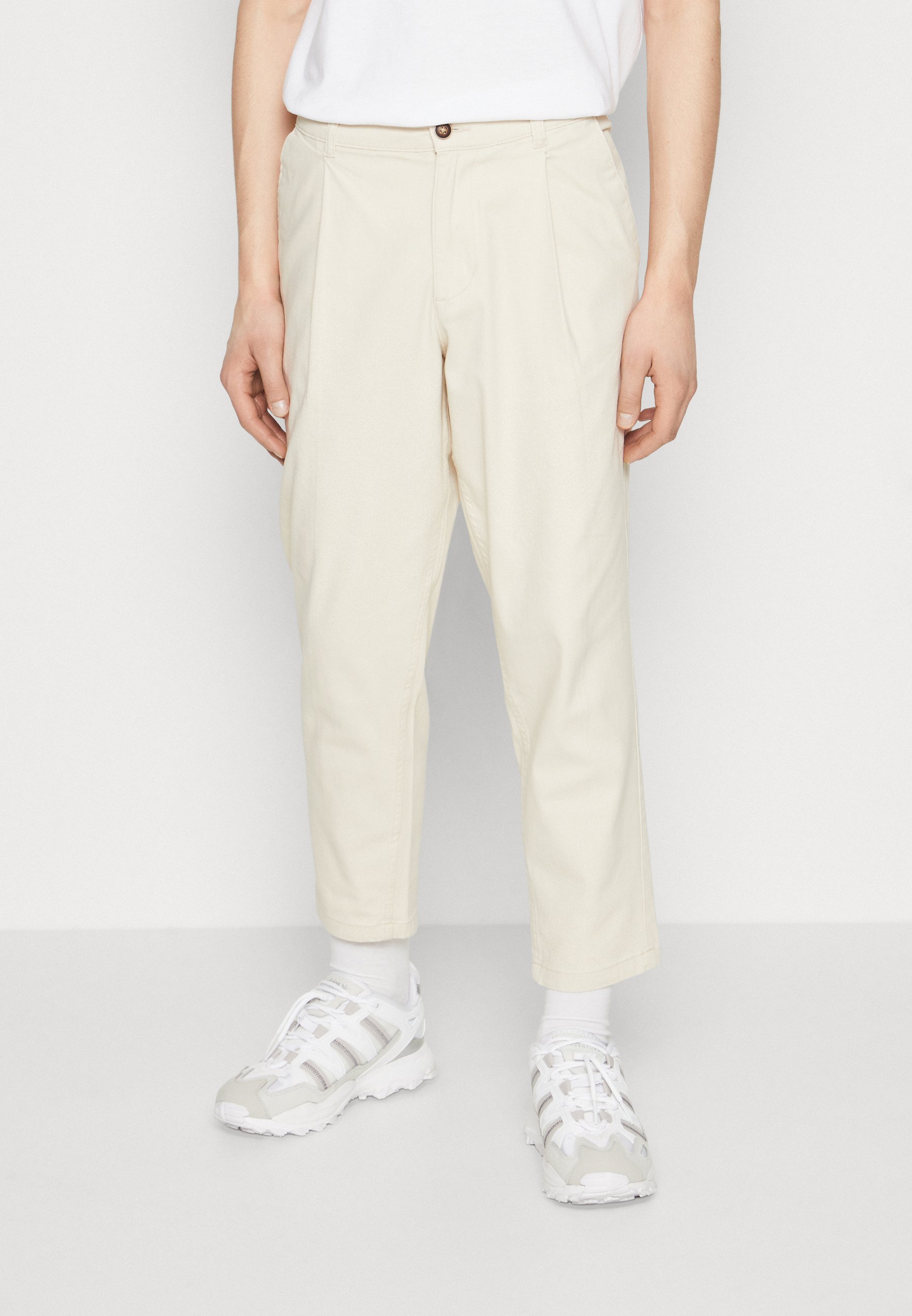 Jack &Jones JPSTBILL JJRICO CROPPED - Chinos - moonbeam/off-white