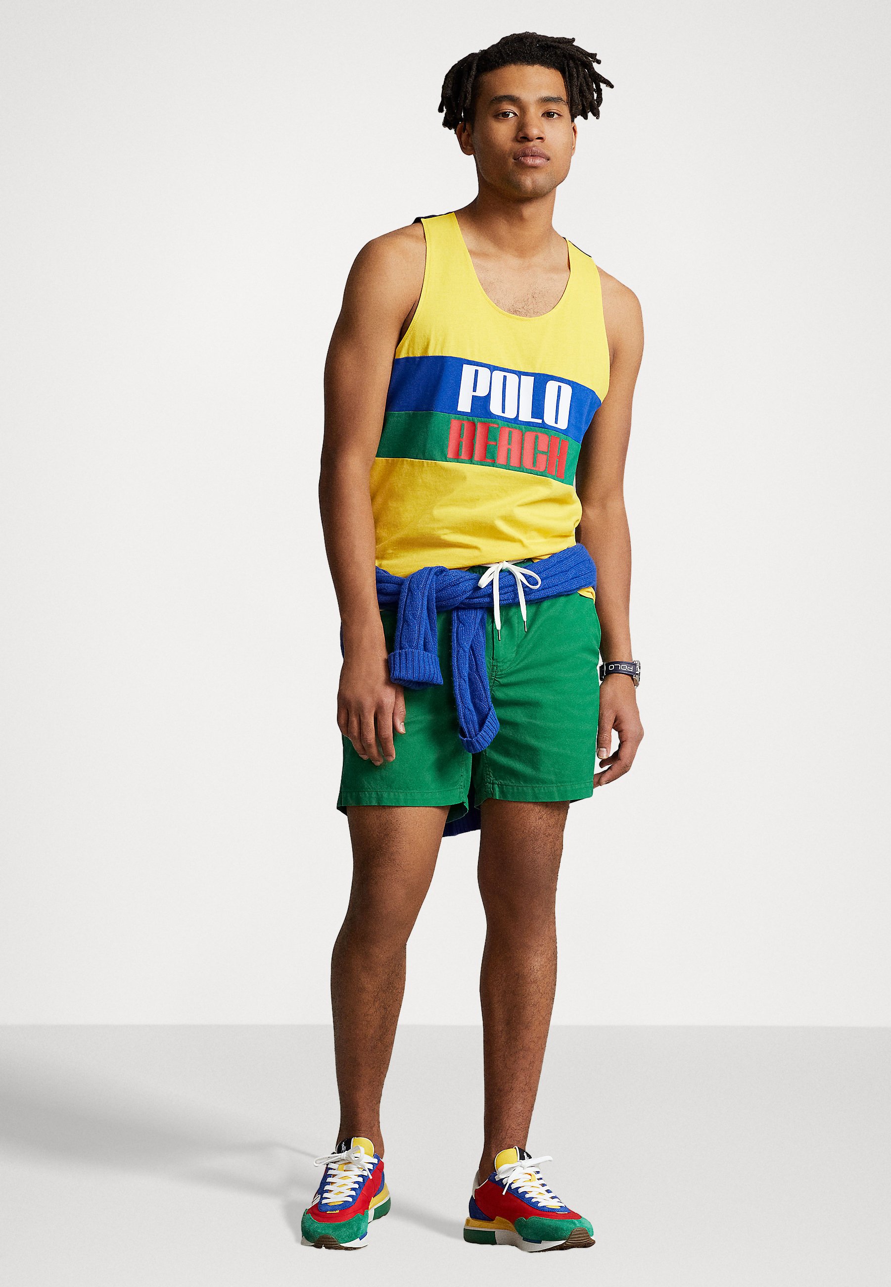 Polo Ralph Lauren PREPSTERS FLAT FRONT - Shorts - english green/green