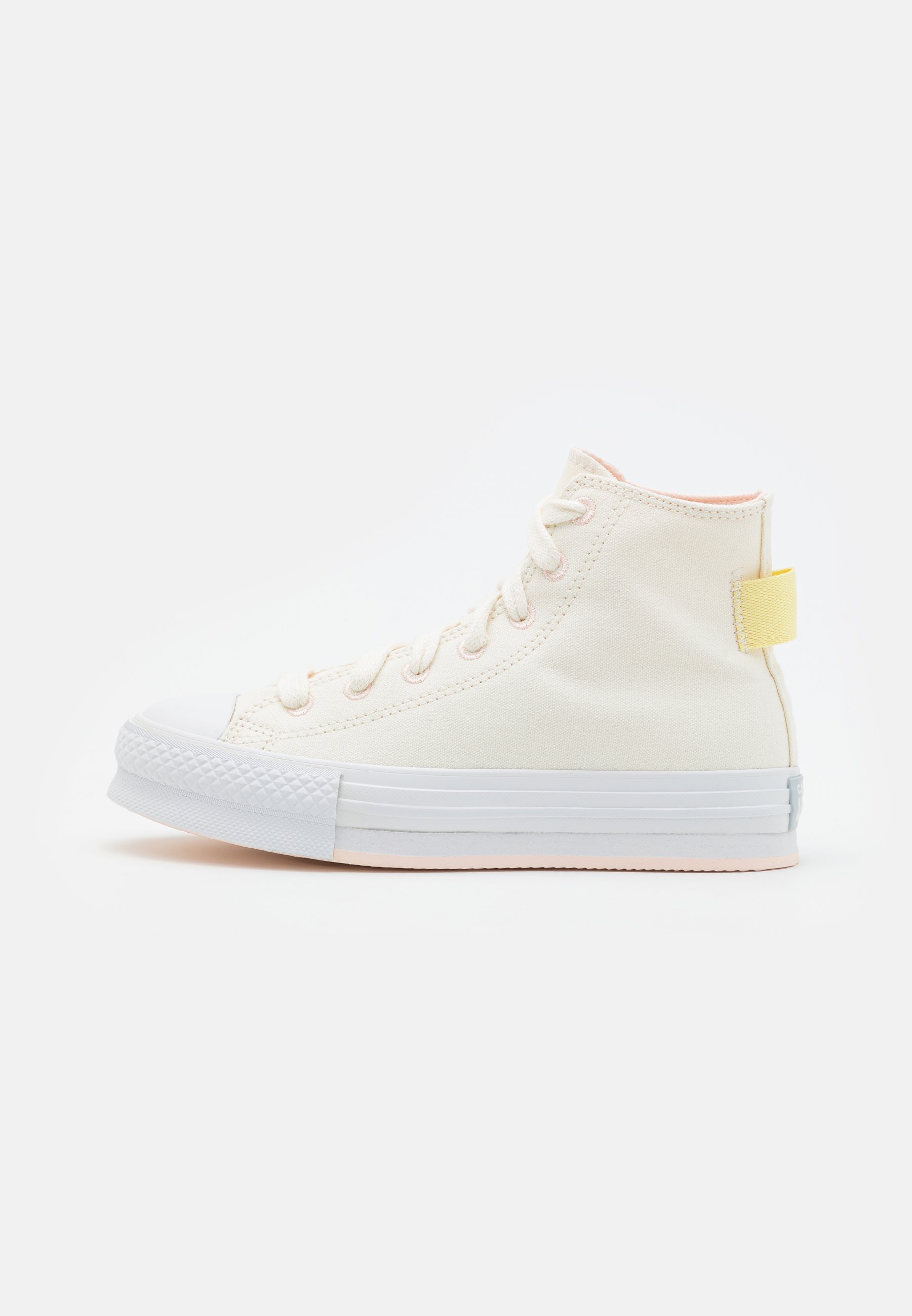 Converse CHUCK TAYLOR ALL STAR LIFT UNISEX - High-top trainers - egret/open sesame/fable pink/off-white