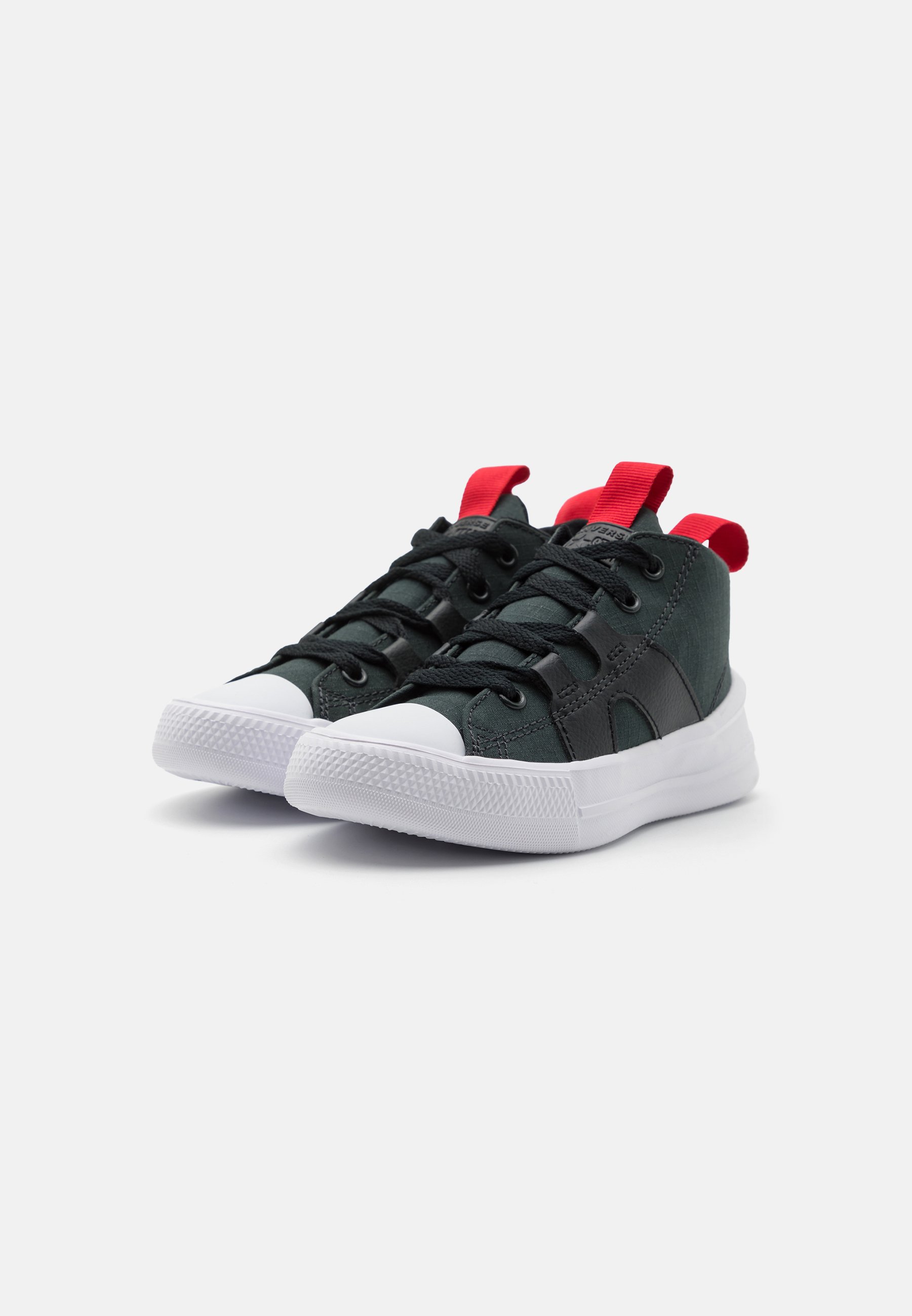 Converse CHUCK TAYLOR ALL STAR ULTRA EASY ON VINTAGE ATHLETIC KID UNISEX - High-top trainers - secret pines/black/white/dark green