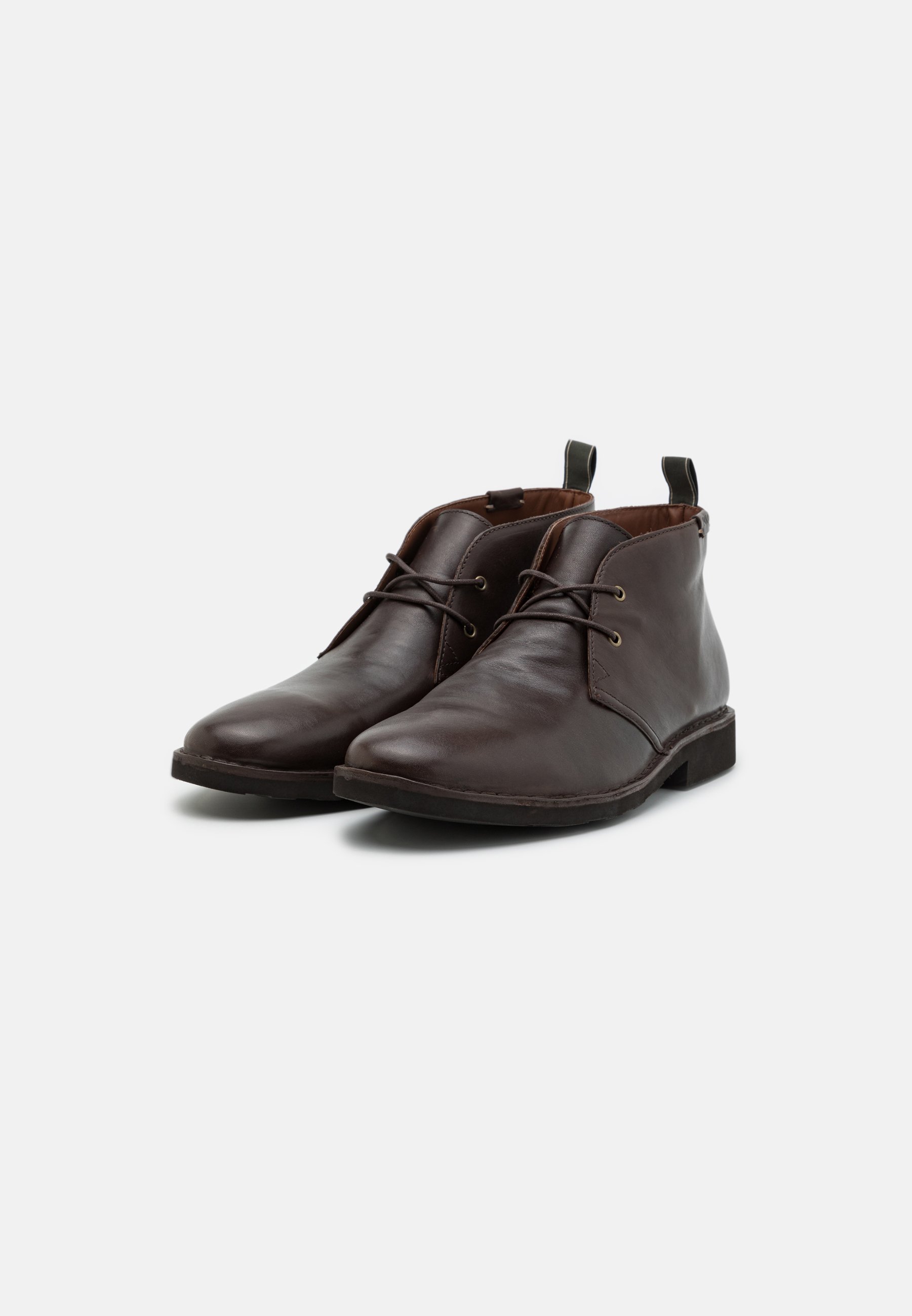 Polo Ralph Lauren TALAN CHUKKA BOOTS MID CUT BOOT - Lace-ups - dark brown/brown