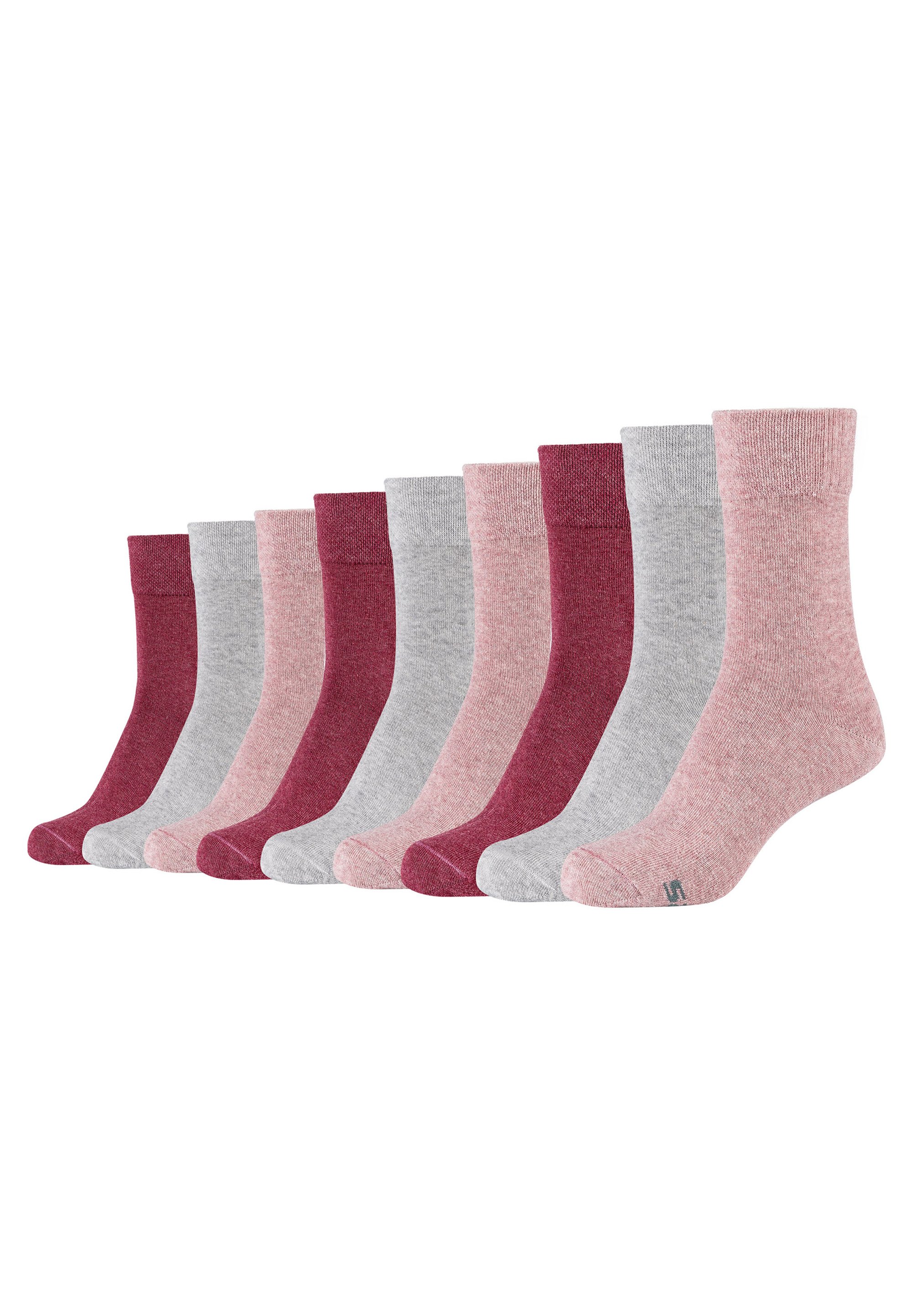 Skechers 9 PACK - Socks - chalk pink melange/pink