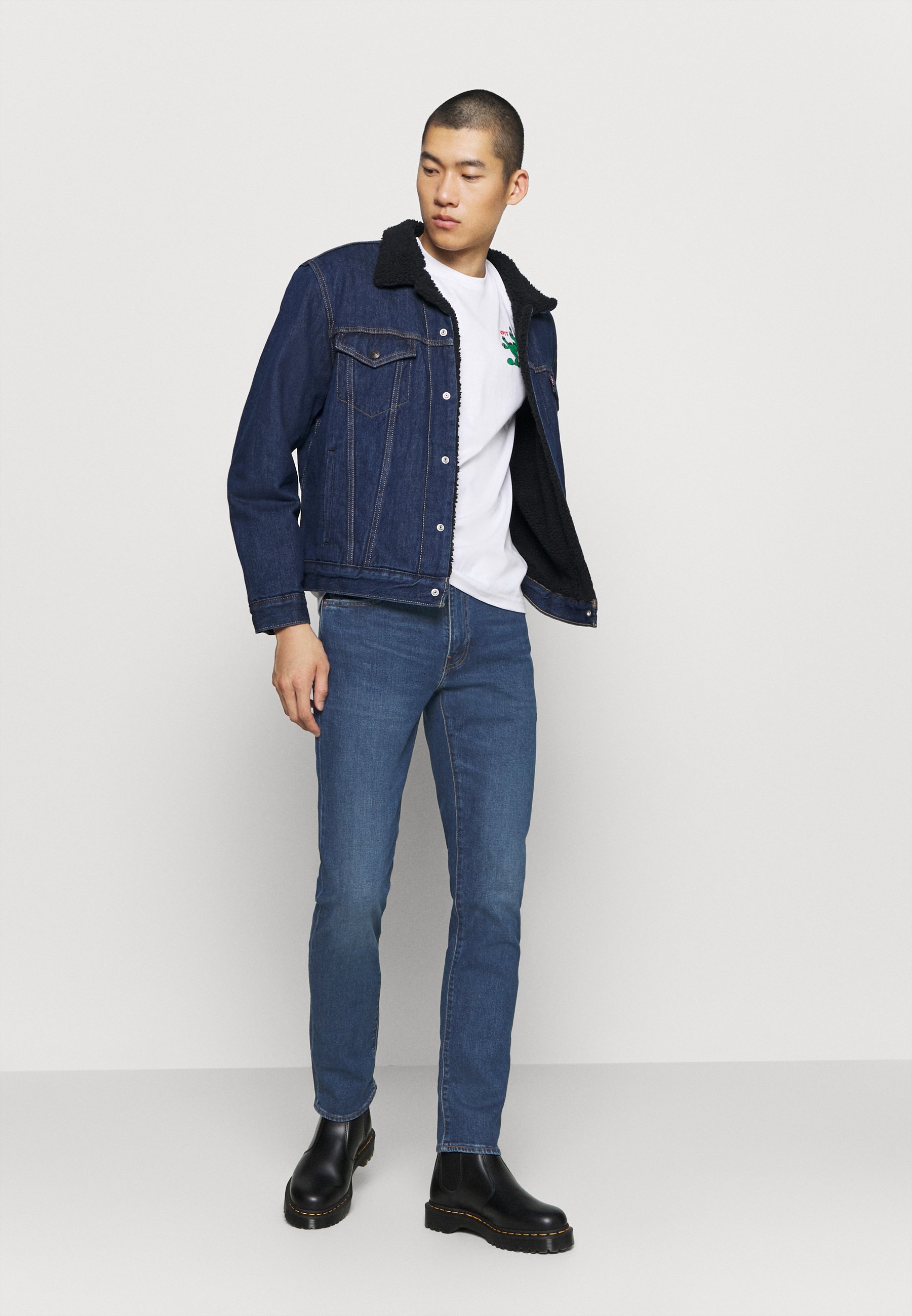 Levi's® 511™ SLIM - Slim fit jeans - dark blue denim/dark-blue denim