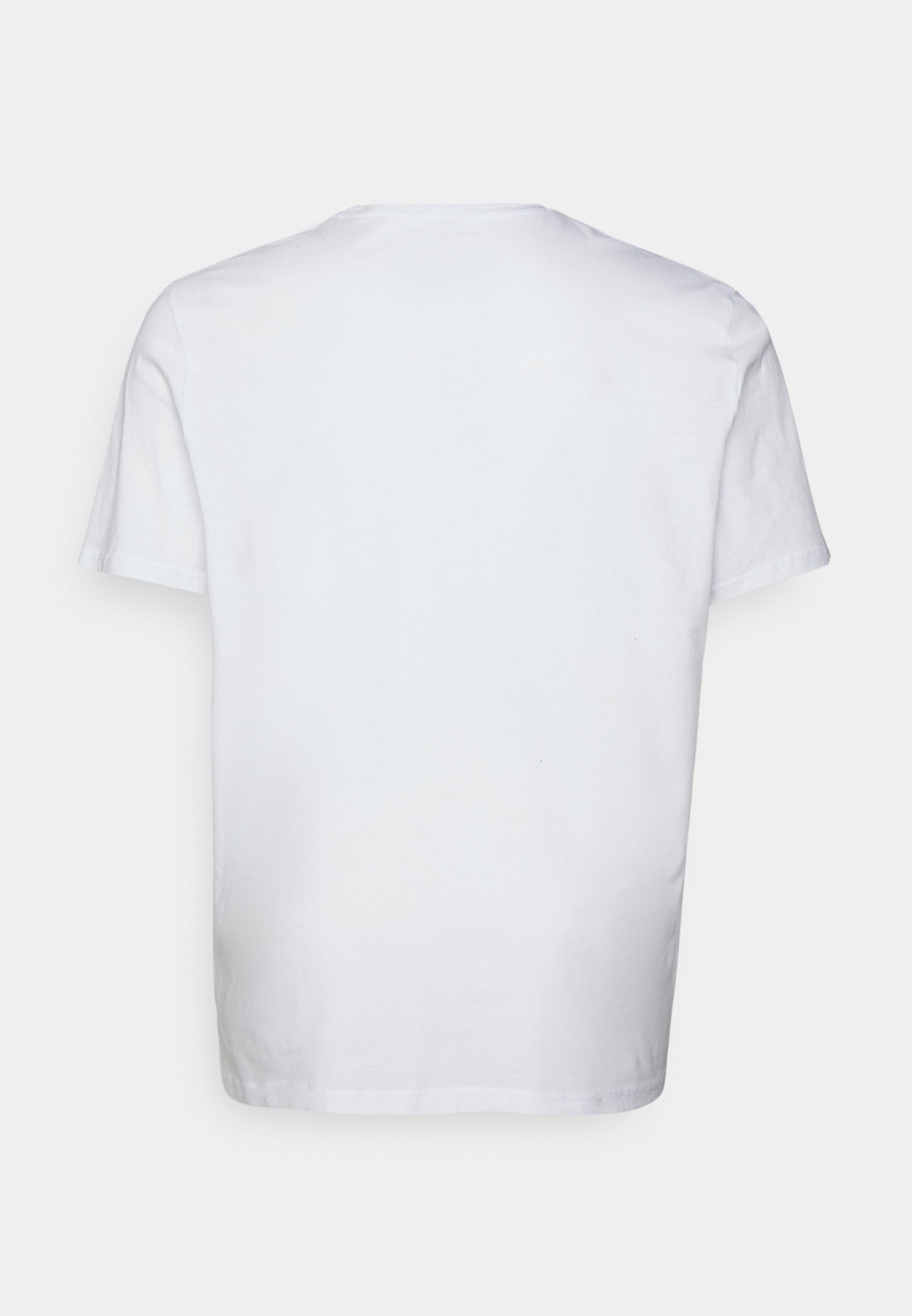 Jack &Jones JCONAVIGATOR LOGO TEE CREW NECK - Print T-shirt - white