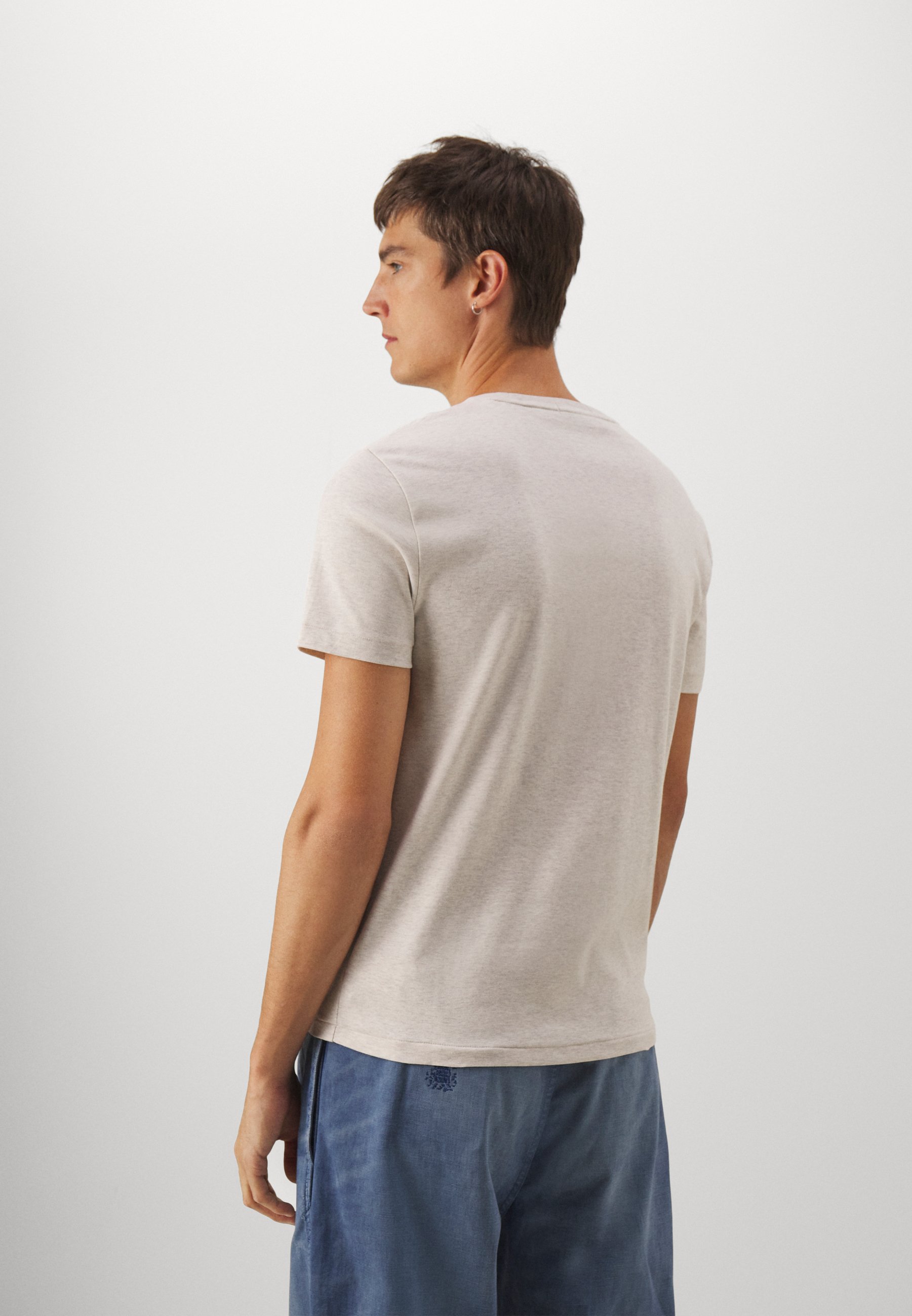 Polo Ralph Lauren SHORT SLEEVE - Basic T-shirt - state heather/light grey