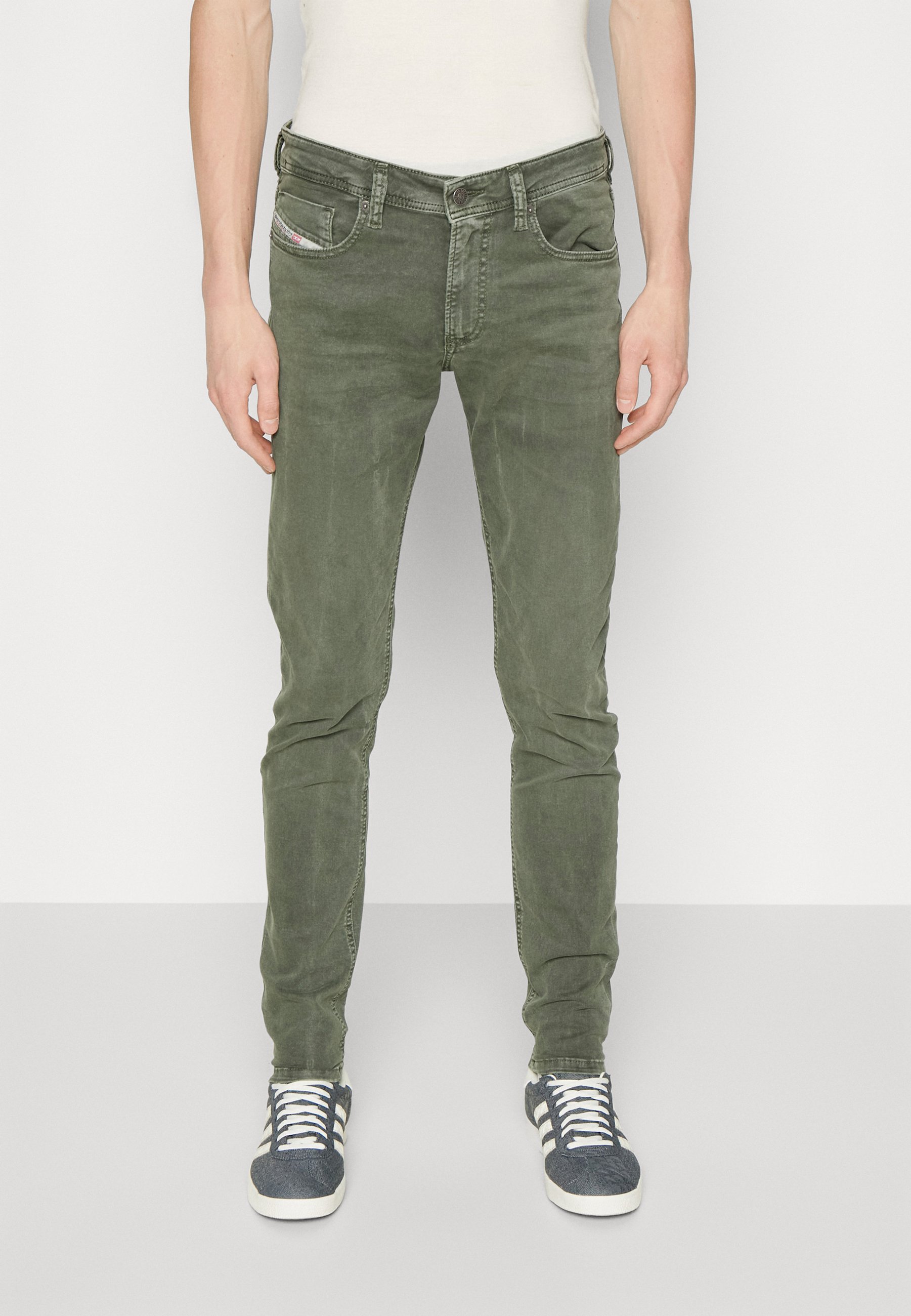 Diesel SLEENKER - Slim fit jeans - 0enak5fx/dark green