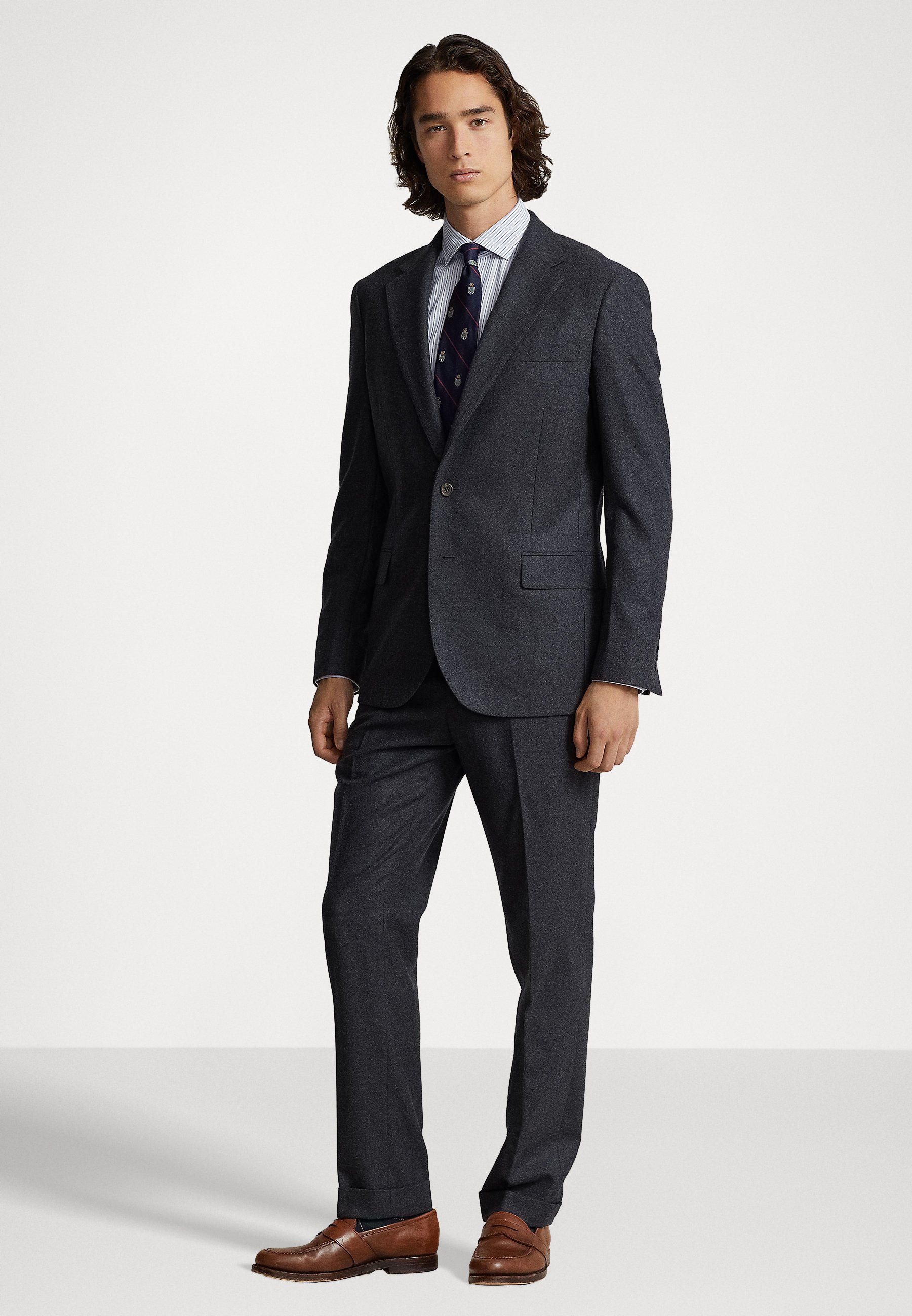 Polo Ralph Lauren SINGLE BREASTED SPORTCOAT - Blazer jacket - dark grey/grey