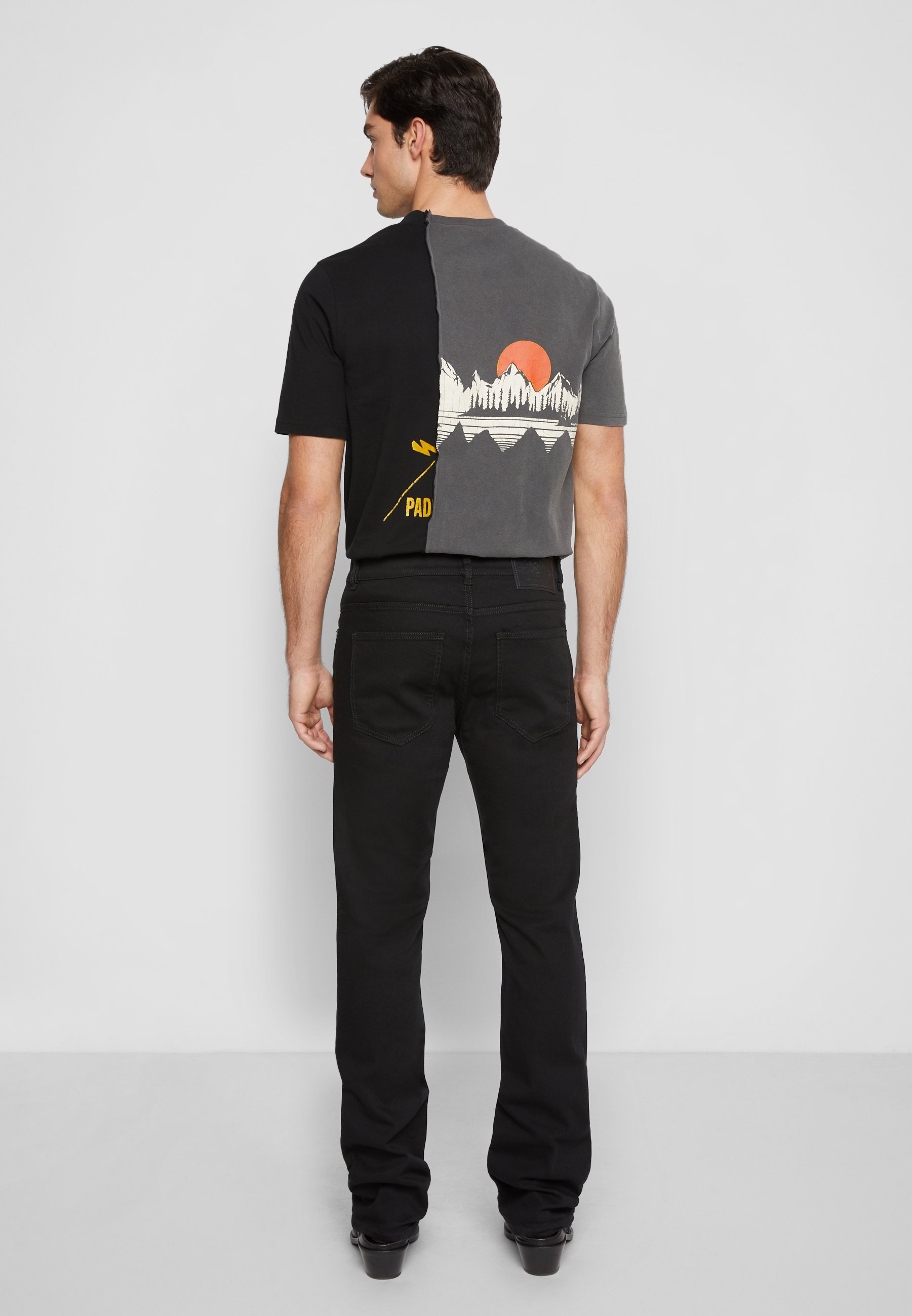 Diesel Bootcut jeans - black denim/black