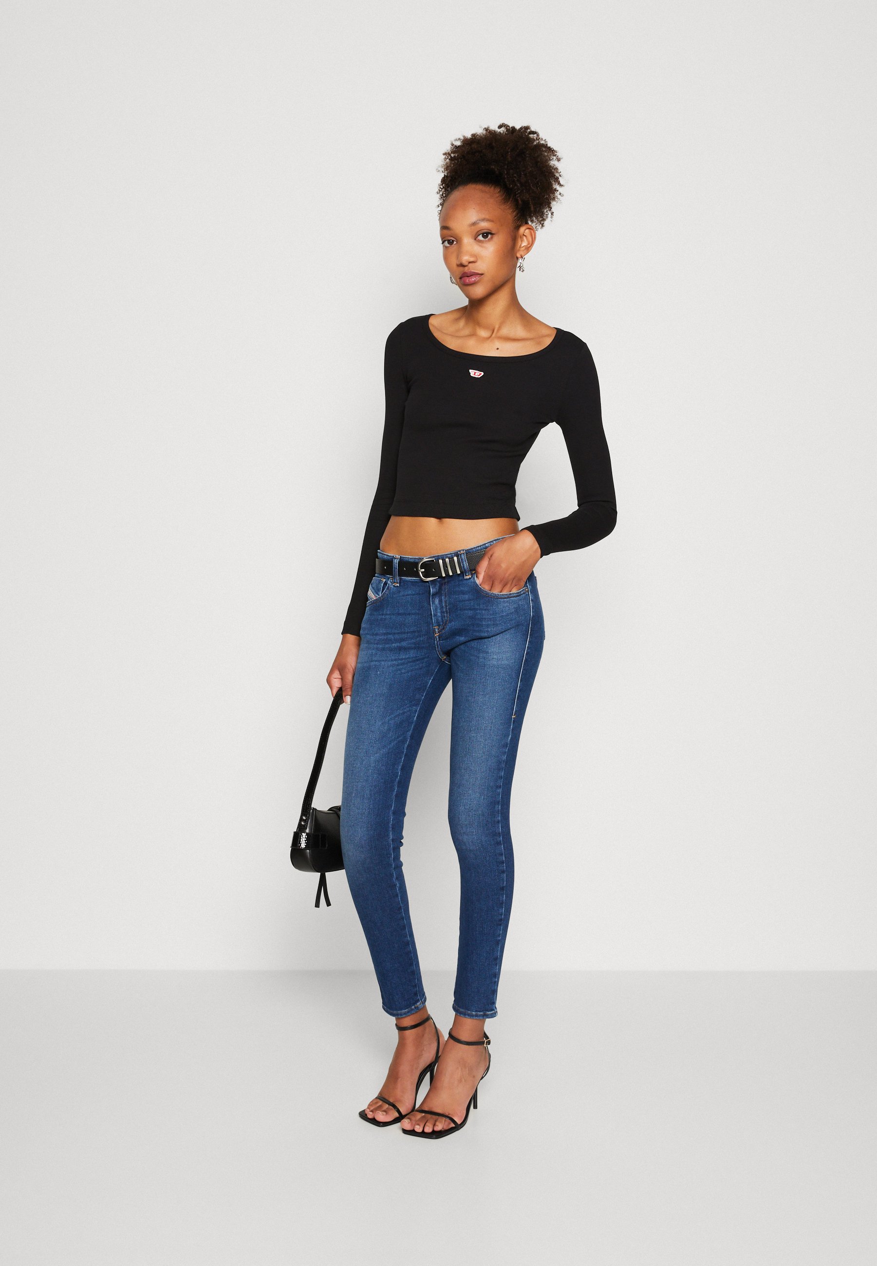 Diesel T-BALLET-D - Long sleeved top - black