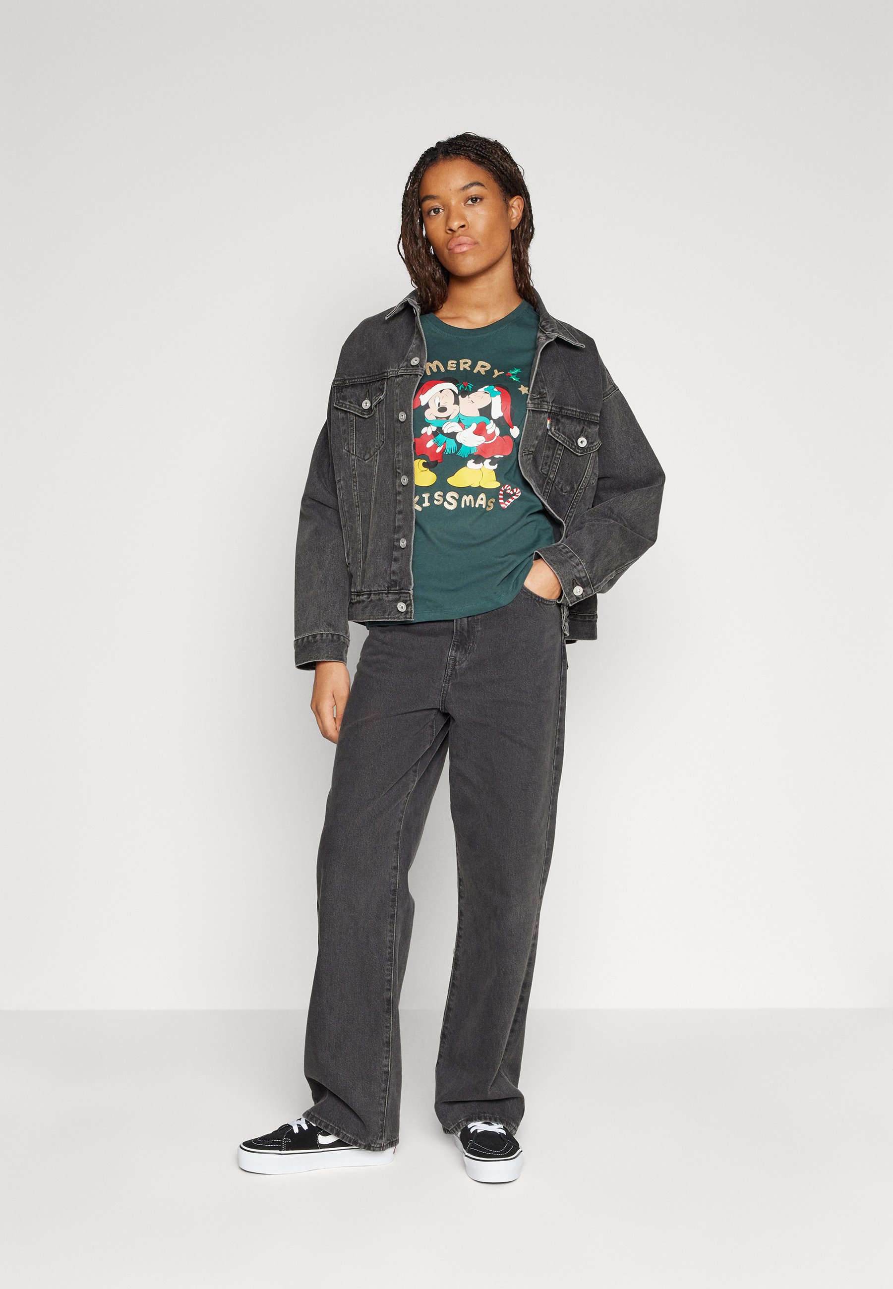 ONLY ONLJULES XMAS BOX - Print T-shirt - green gables/green