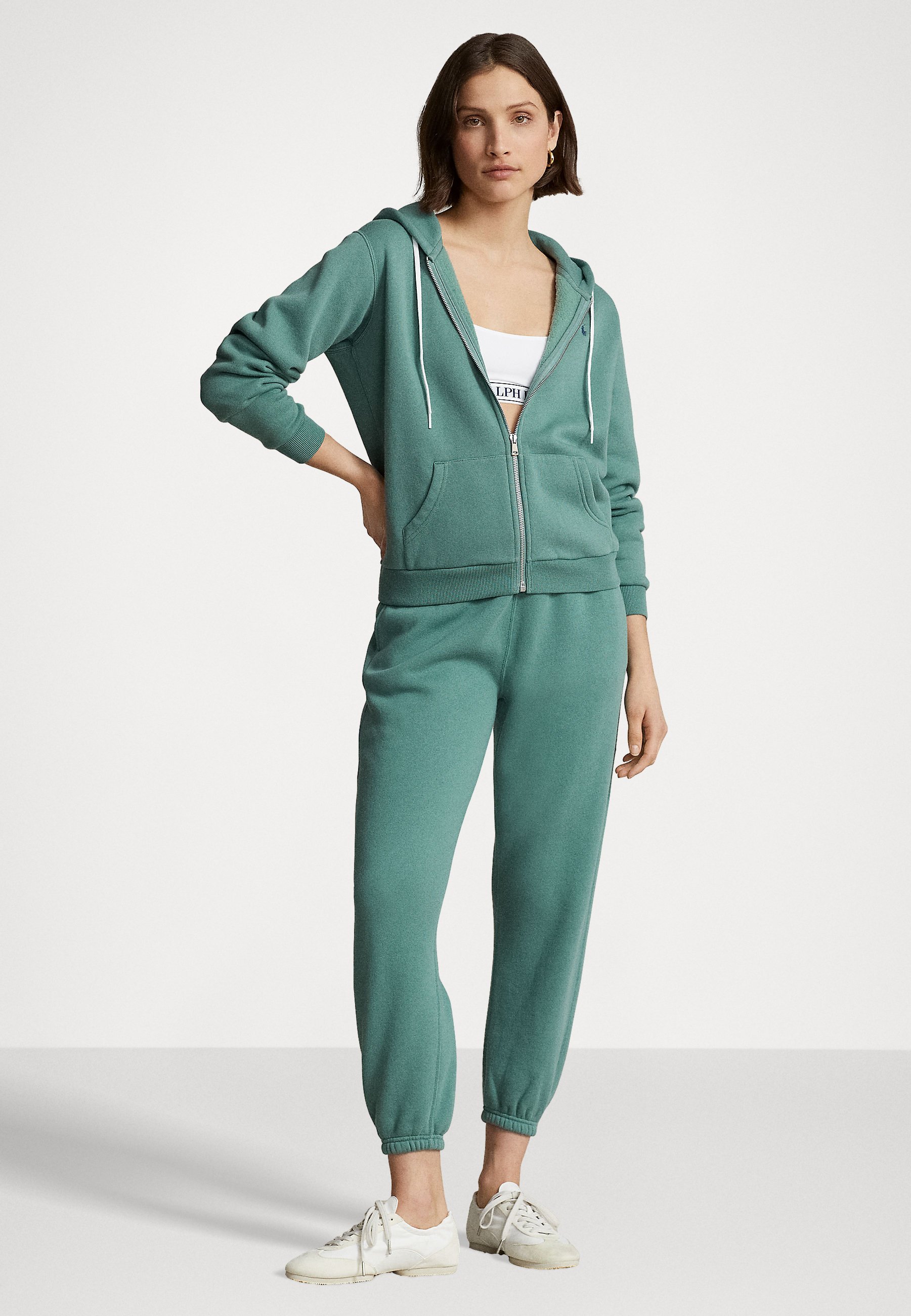 Polo Ralph Lauren ANKLE ATHLETIC - Tracksuit bottoms - hampton green/green