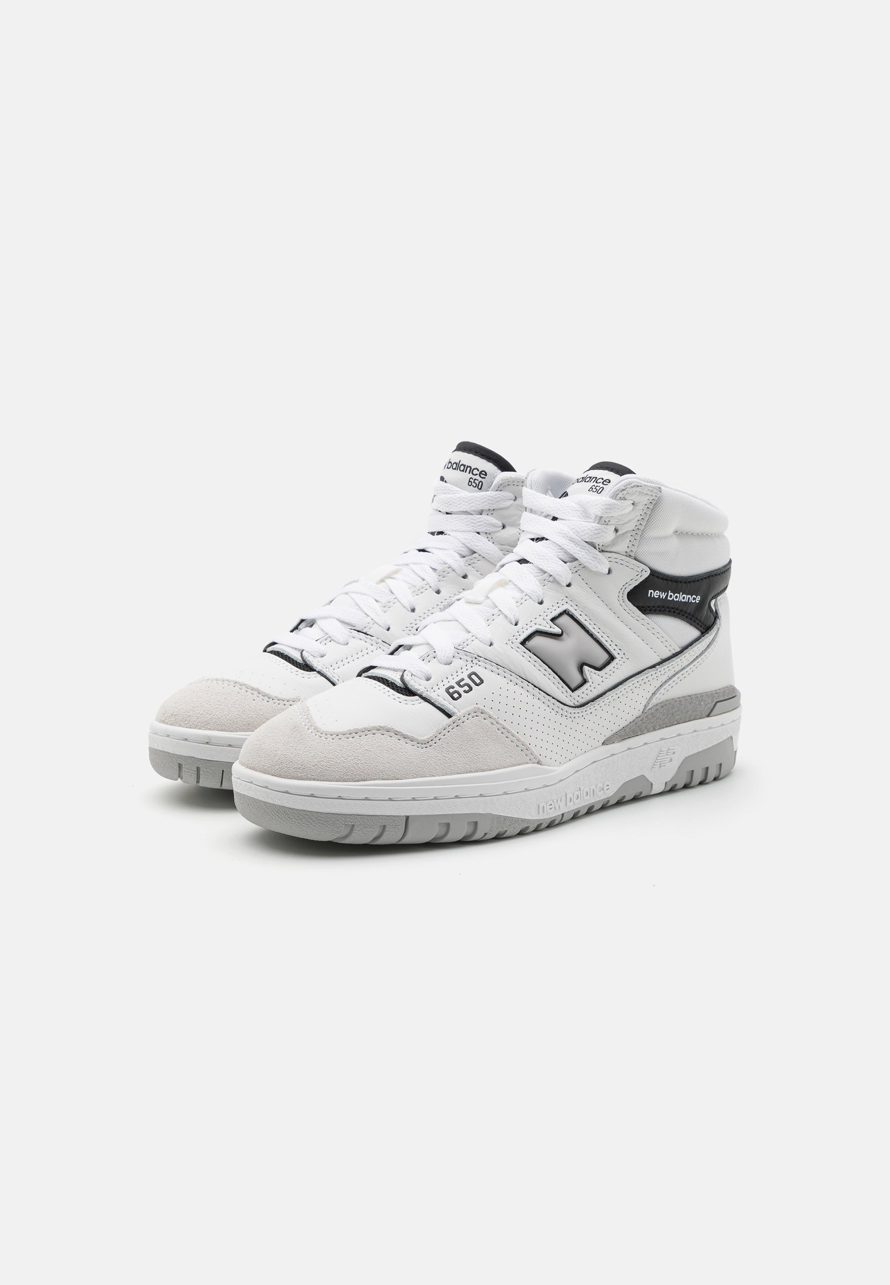 NB 650 UNISEX - High-top trainers - white/dark blue/white