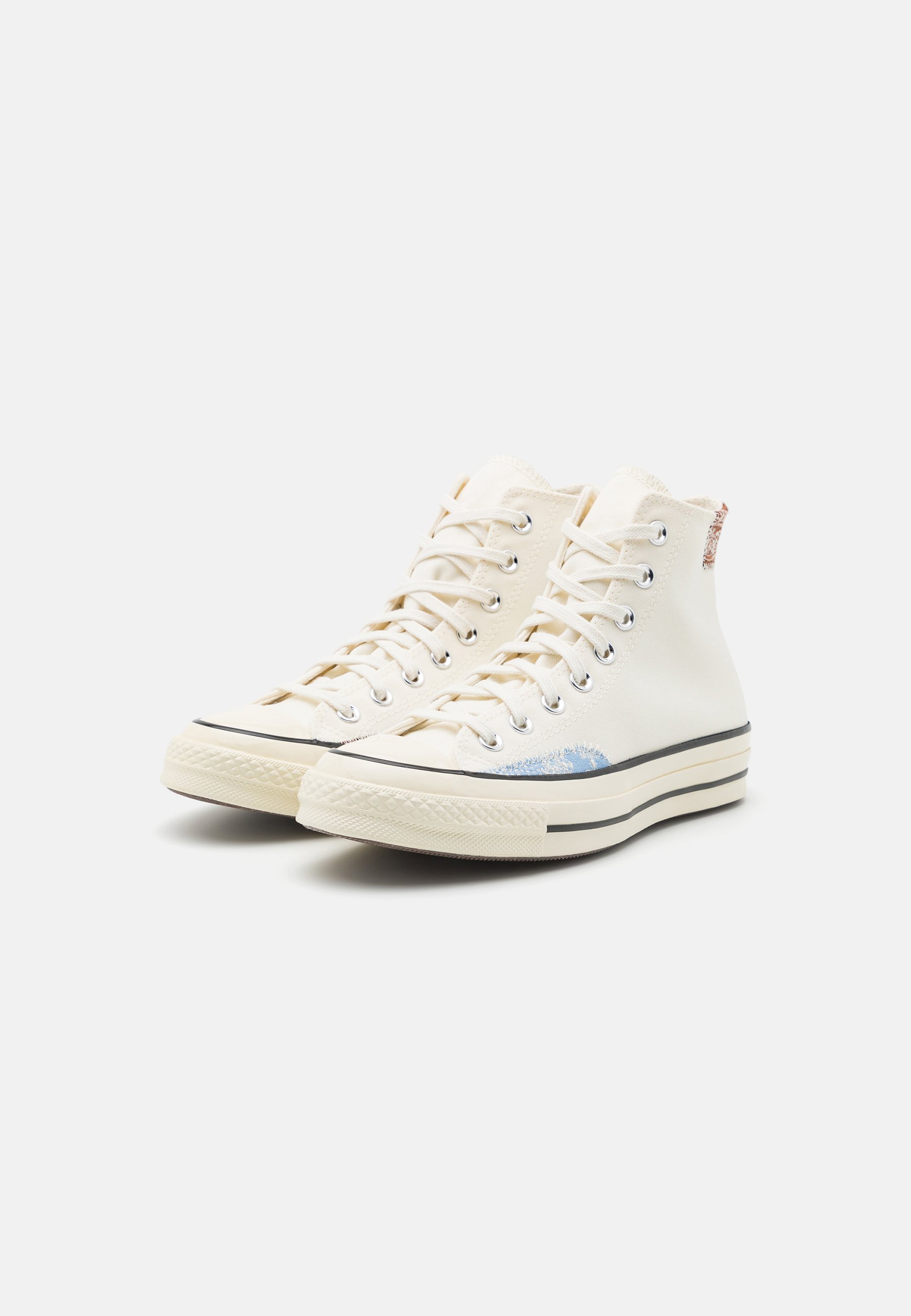 Converse CHUCK 70 CRAFTED OLLIE PATCH UNISEX - High-top trainers - offwhite/lite blue/brown/off-white